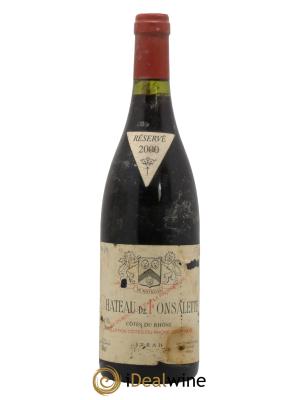 Côtes du Rhône Cuvée Syrah Château de Fonsalette