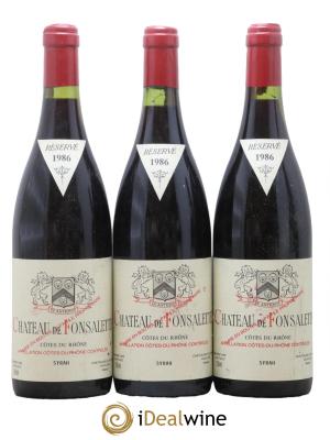 Côtes du Rhône Cuvée Syrah Château de Fonsalette