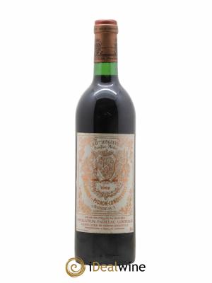 Pichon Longueville Baron 2ème Grand Cru Classé