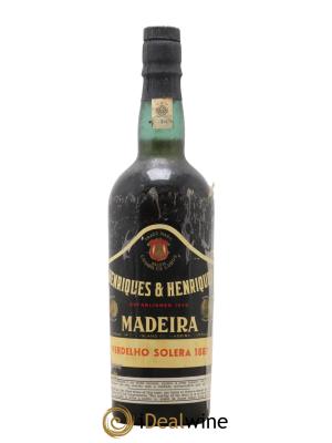 Madère Verdelho Solera 1887 Henriques & Henriques