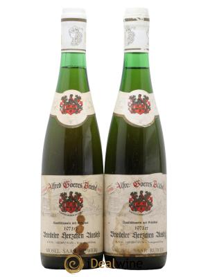 Allemagne Mosel-Saar Riesling Briedhler Herzdjen Auslese Alfred G Briedel