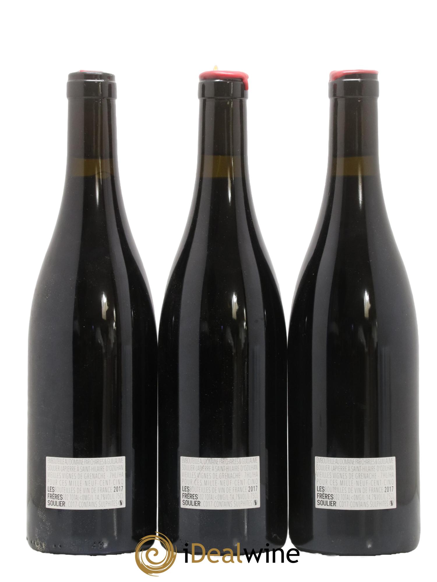 Vin de France Coulures Les Frères Souliers 2017 - Lot de 3 bouteilles - 1