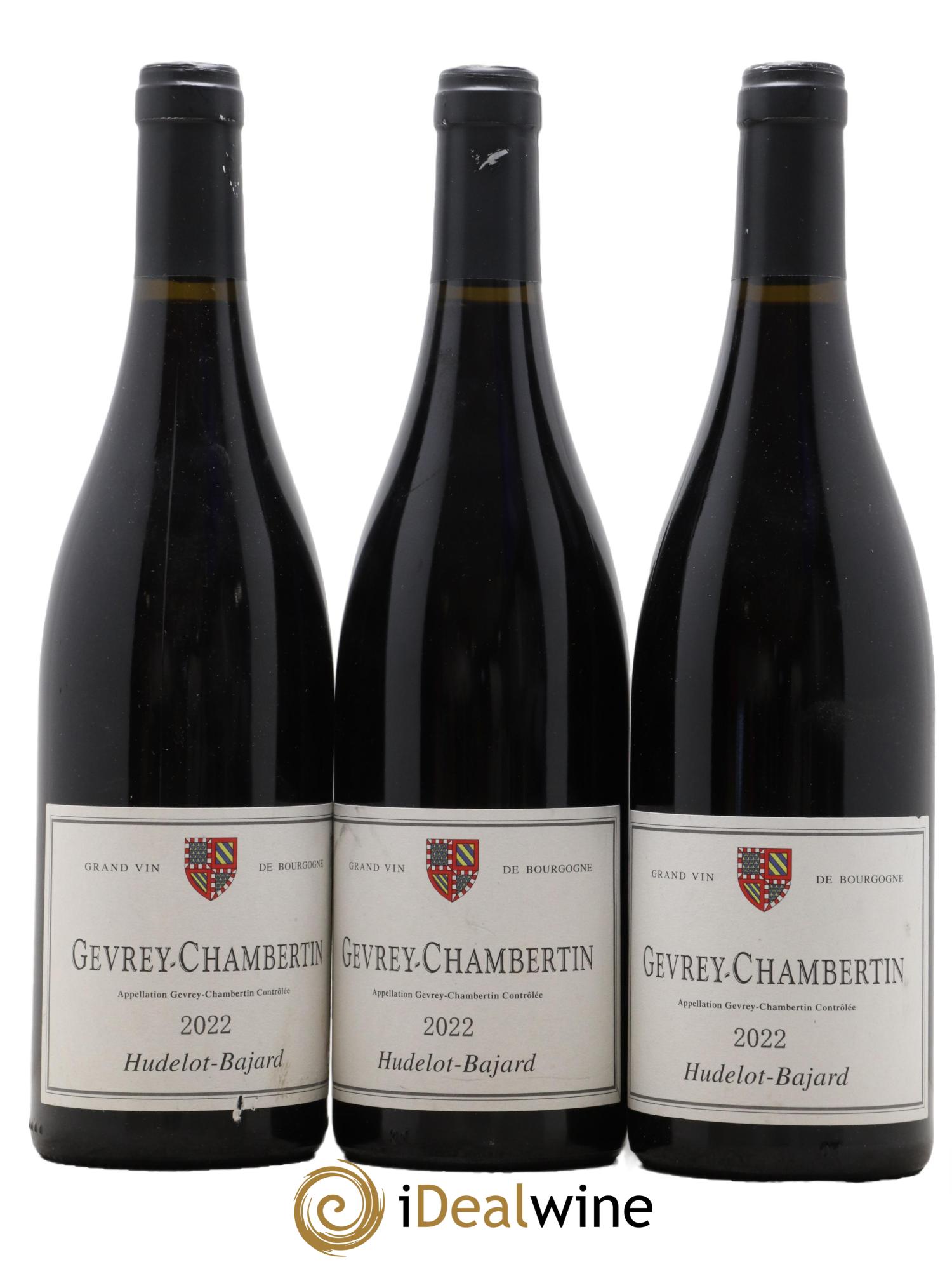 Gevrey-Chambertin Domaine Hudelot-Bajard 2022 - Lot de 3 bouteilles - 0