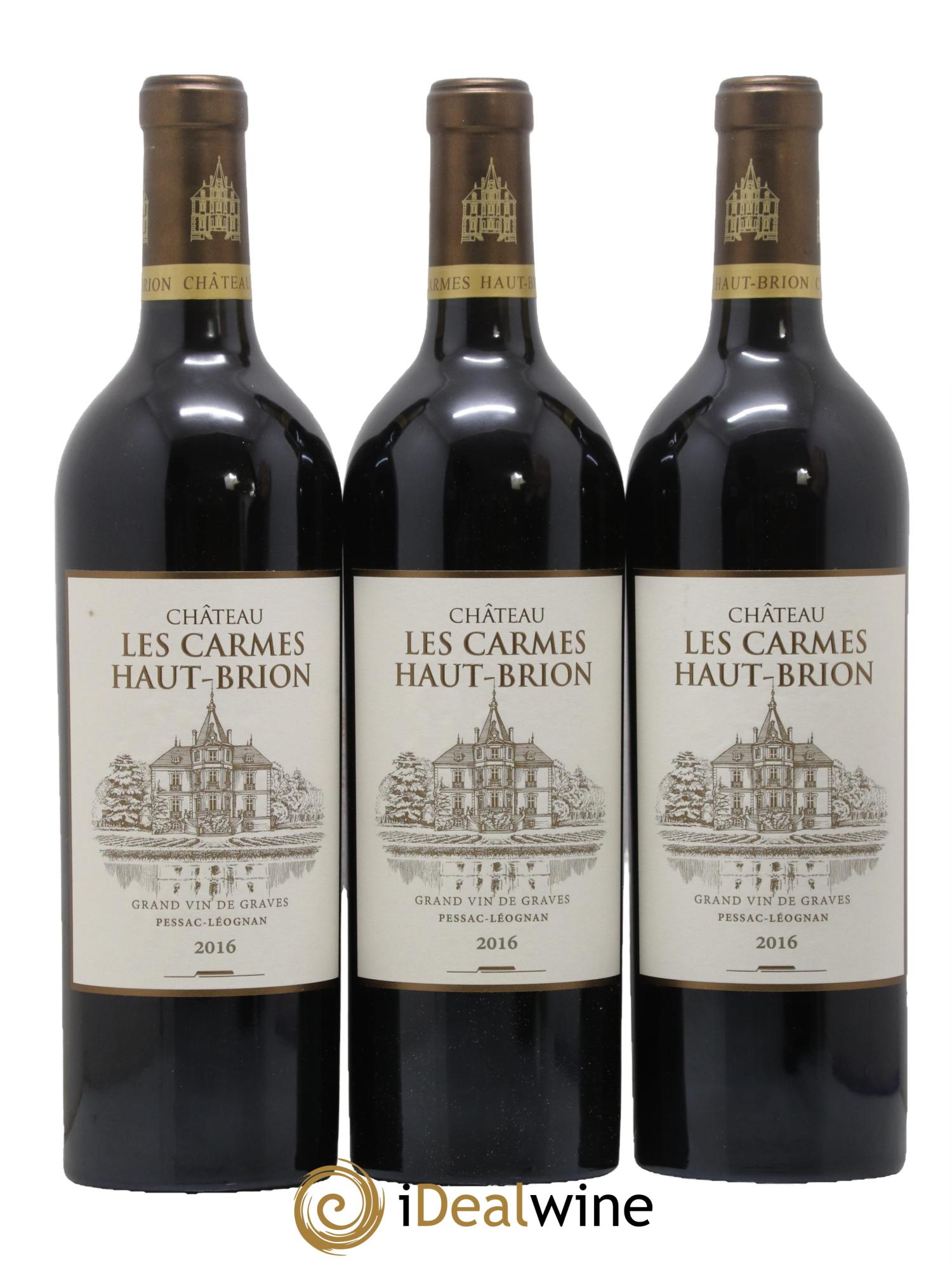 Château Les Carmes Haut-Brion 2016 - Lot of 6 bottles - 2