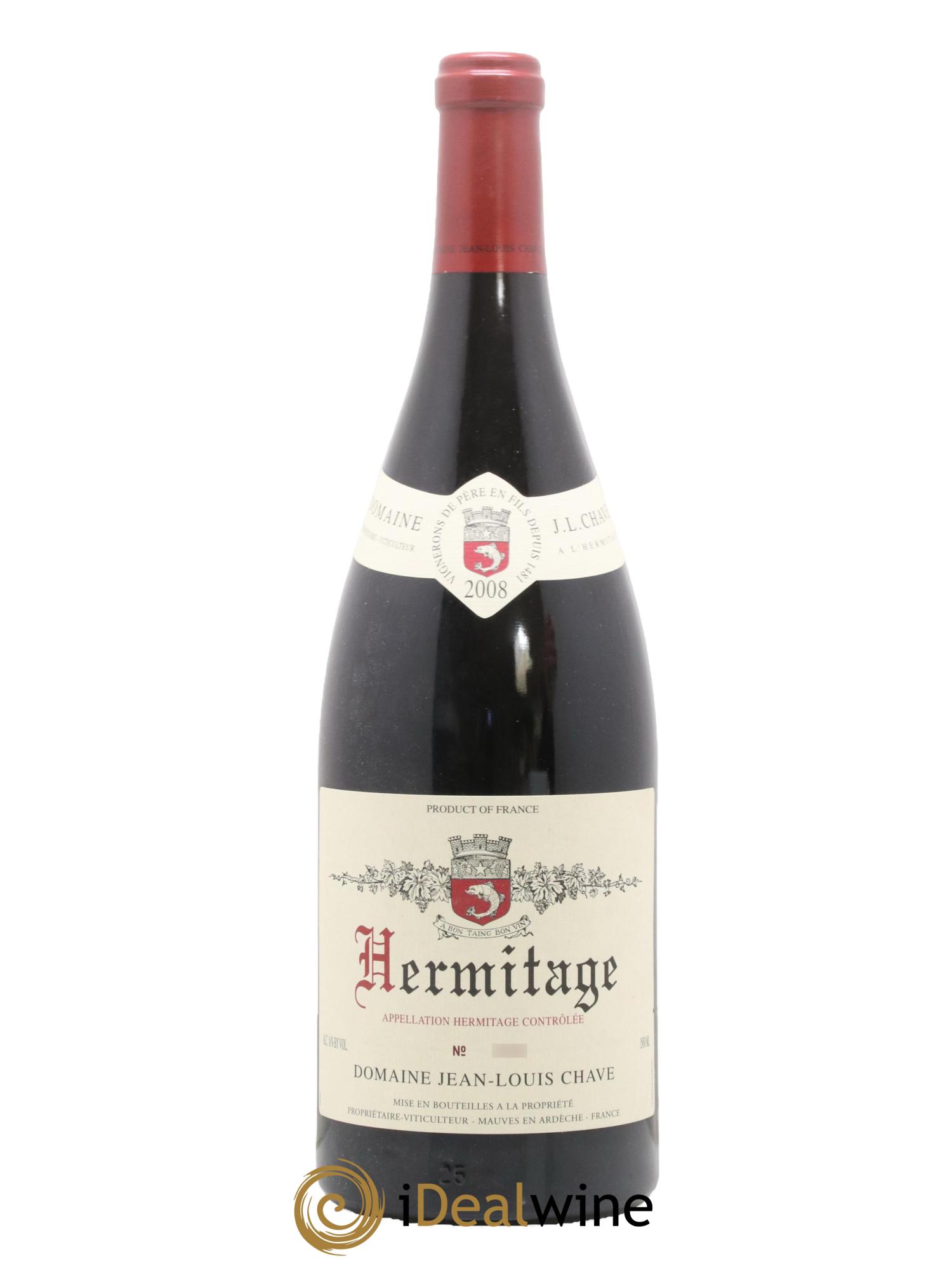 Hermitage Jean-Louis Chave 2008 - Lotto di 1 magnum - 0