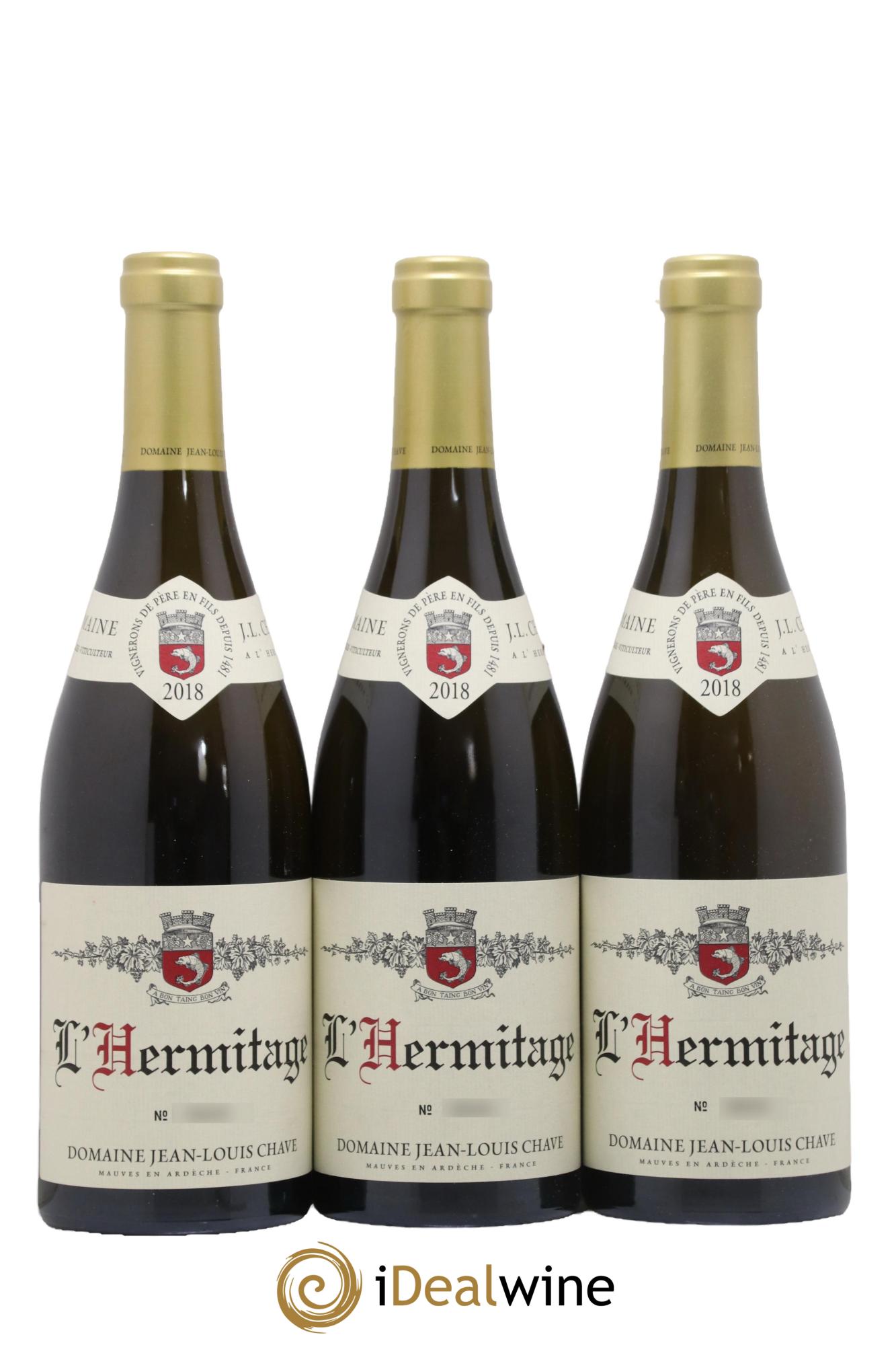 Hermitage Jean-Louis Chave 2018 - Lot of 6 bottles - 3