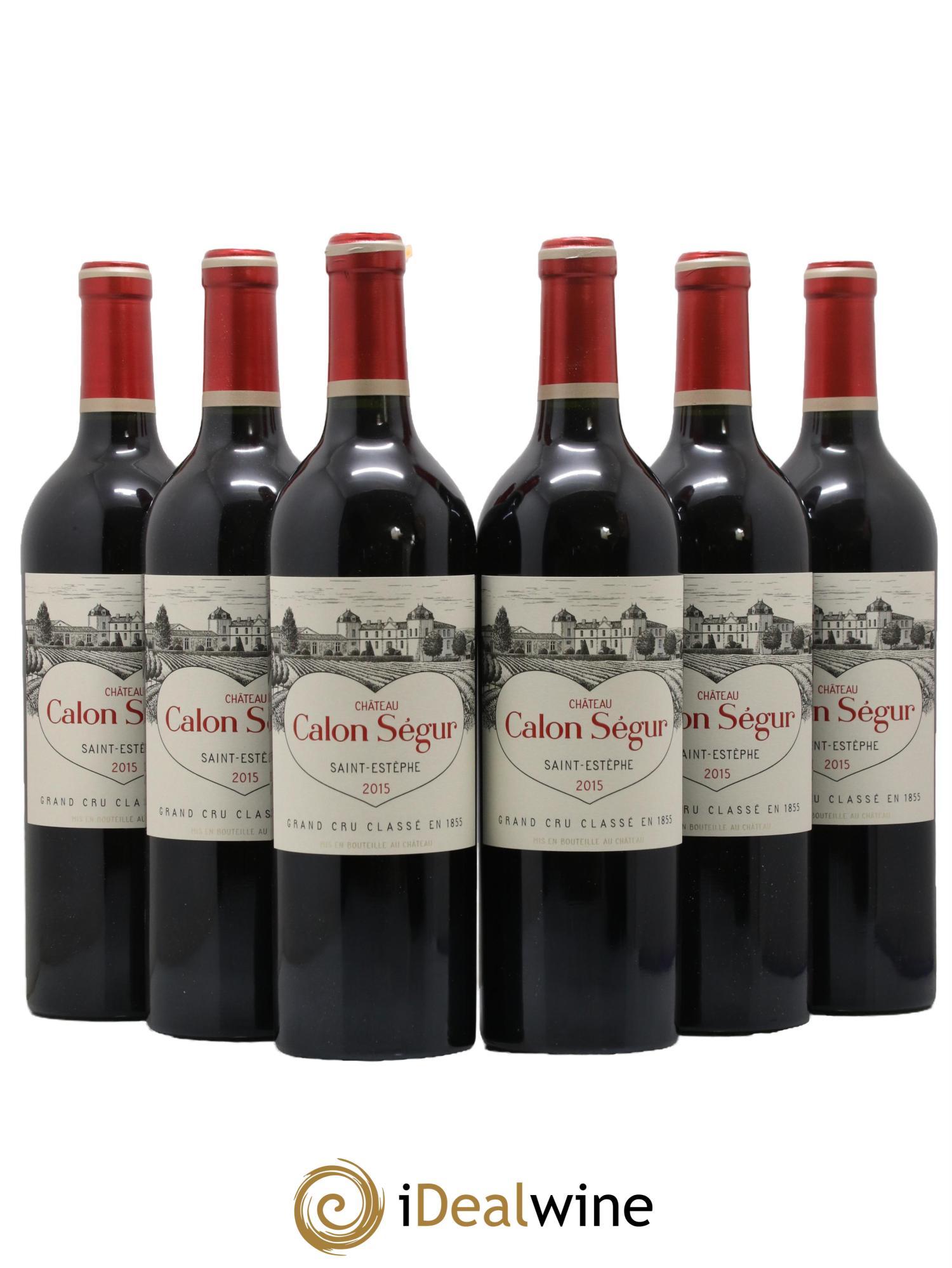 Château Calon Ségur 3ème Grand Cru Classé 2015 - Posten von 6 Flaschen - 0