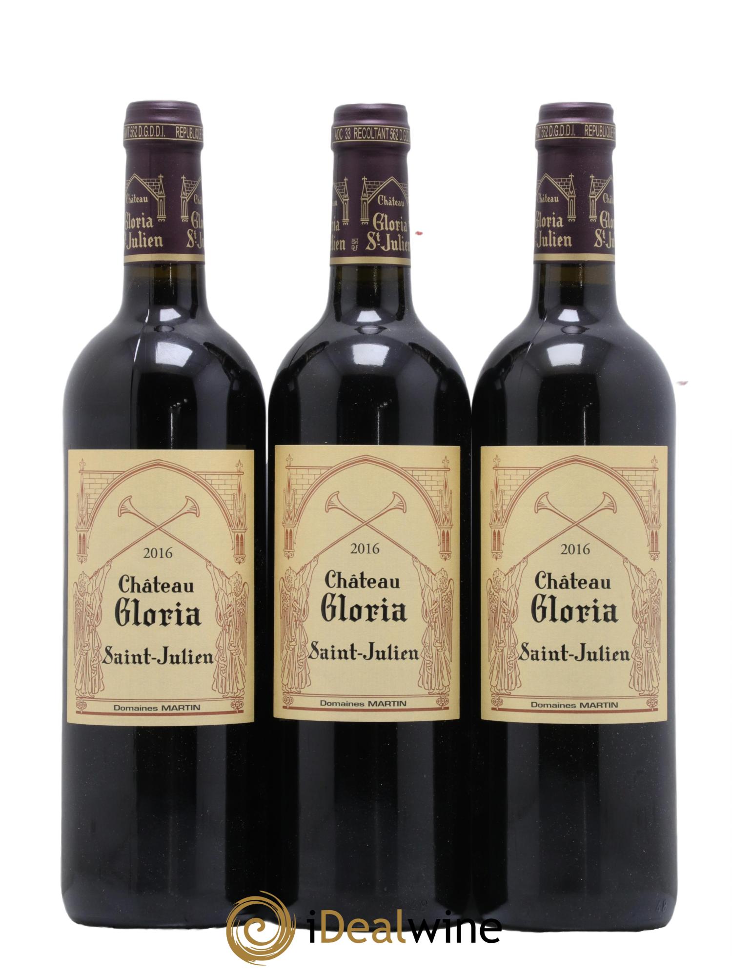 Château Gloria 2016 - Lot of 12 bottles - 3