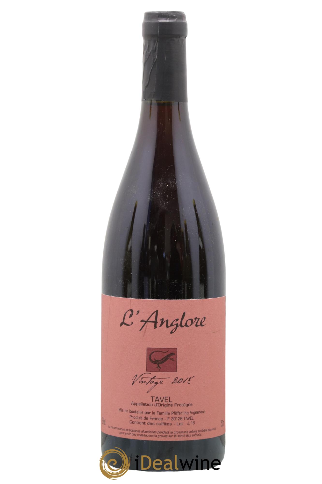 Tavel Vintage L'Anglore 2018 - Lot de 1 bouteille - 0