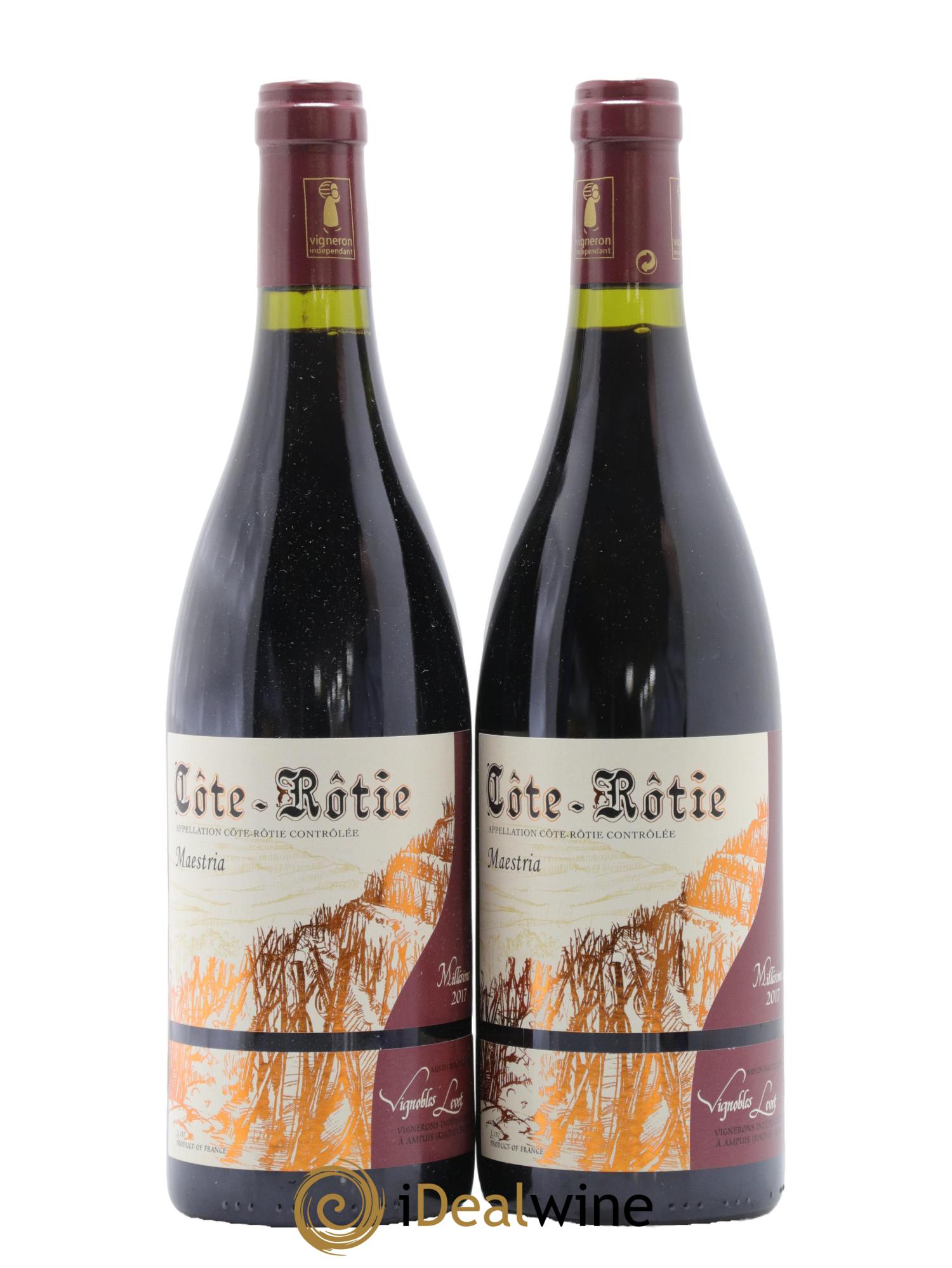 Côte-Rôtie Maestria Vignobles Levet 2017 - Lotto di 2 bottiglie - 0