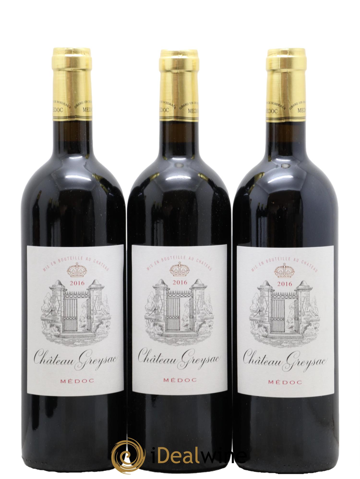 Château Greysac Cru Bourgeois  2016 - Lot of 6 bottles - 1