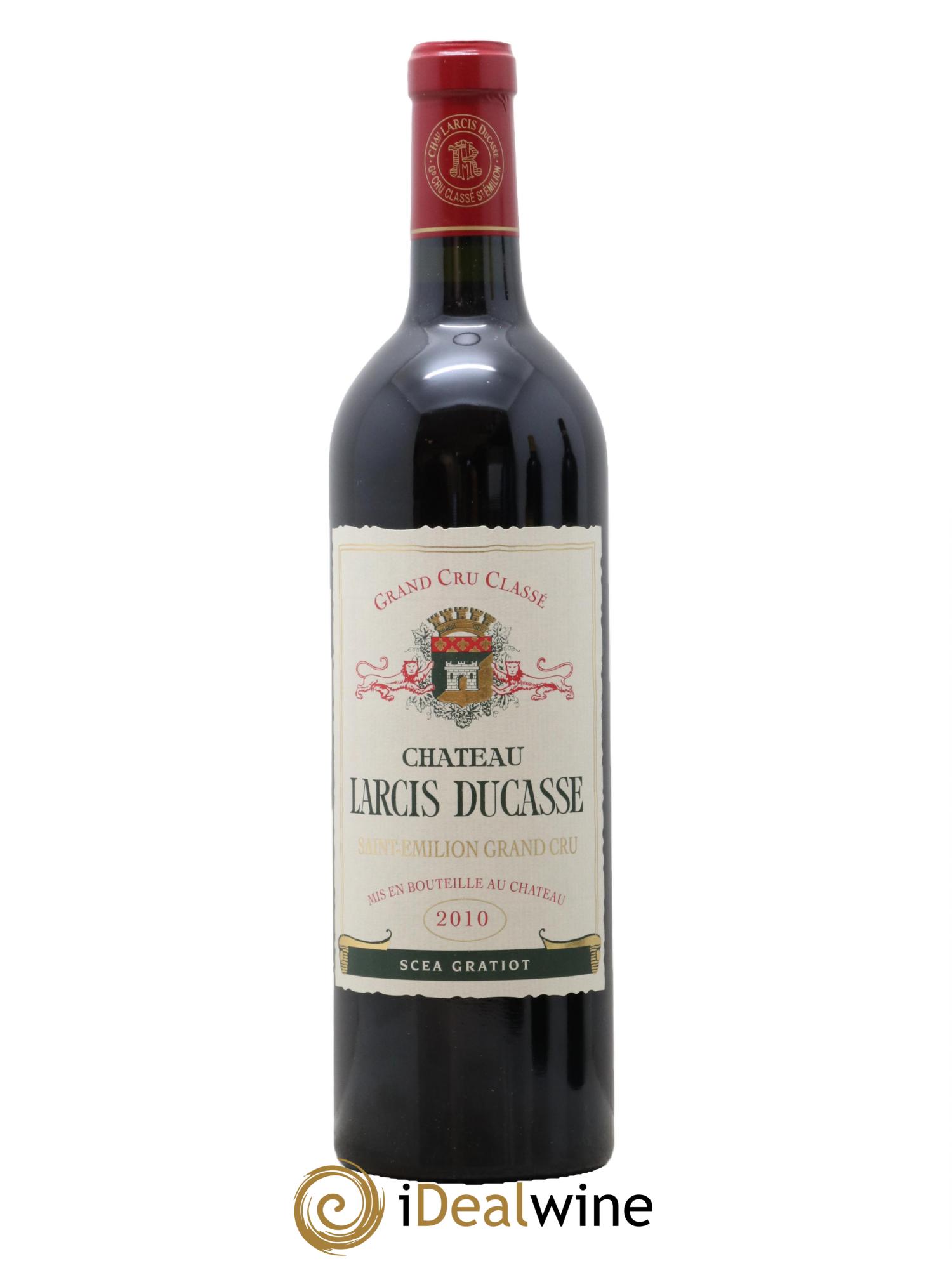 Château Larcis Ducasse 1er Grand Cru Classé B 2010 - Lot de 1 bouteille - 0