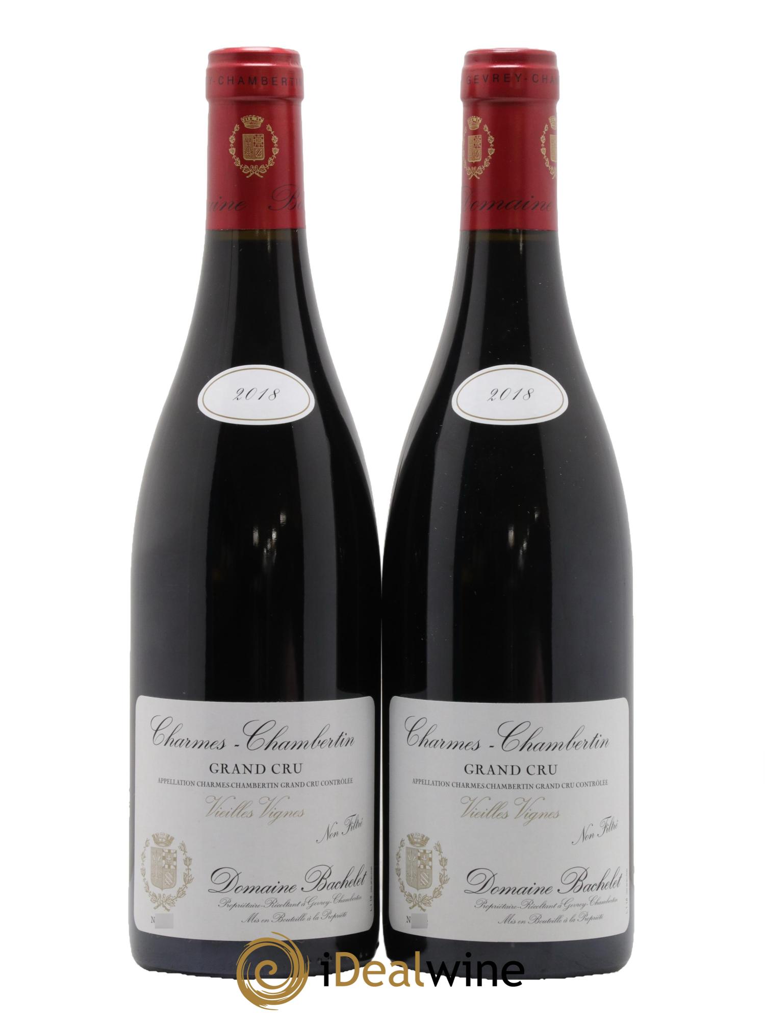 Charmes-Chambertin Grand Cru Vieilles Vignes Denis Bachelet (Domaine) 2018 - Lot de 2 bouteilles - 0