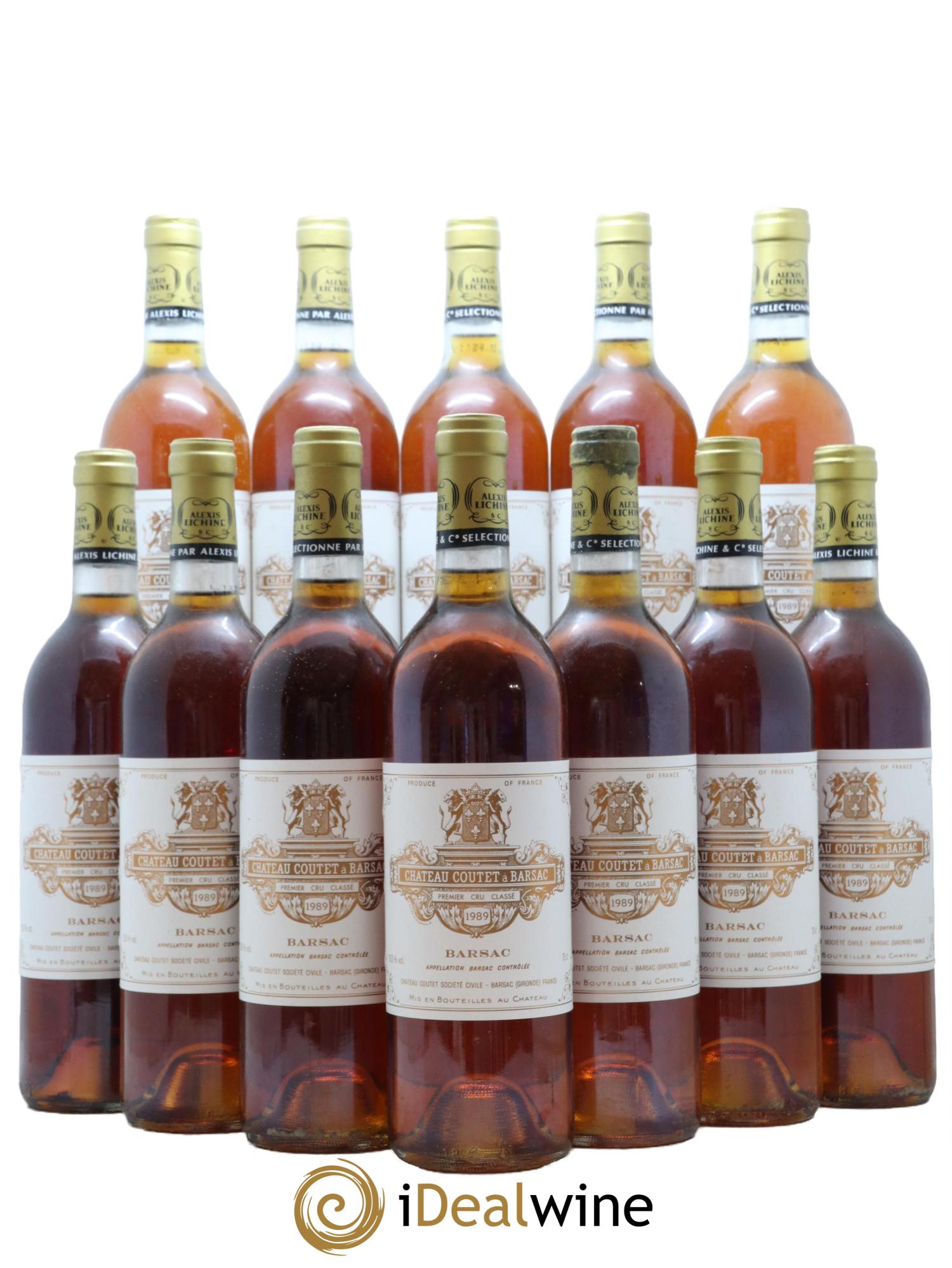 Château Coutet 1er Grand Cru Classé 1989 - Posten von 12 Flaschen - 0