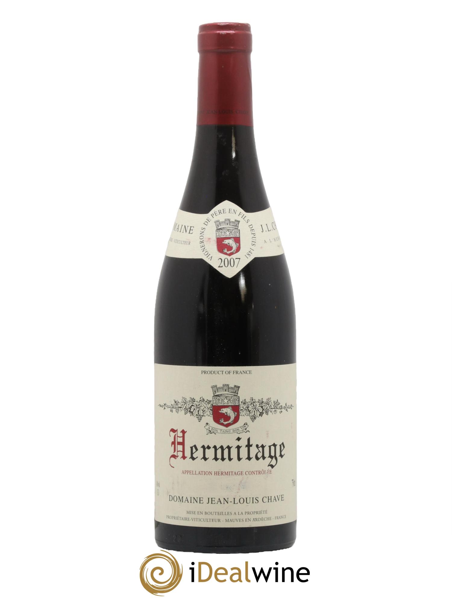 Hermitage Jean-Louis Chave 2007 - Lot de 1 bouteille - 0