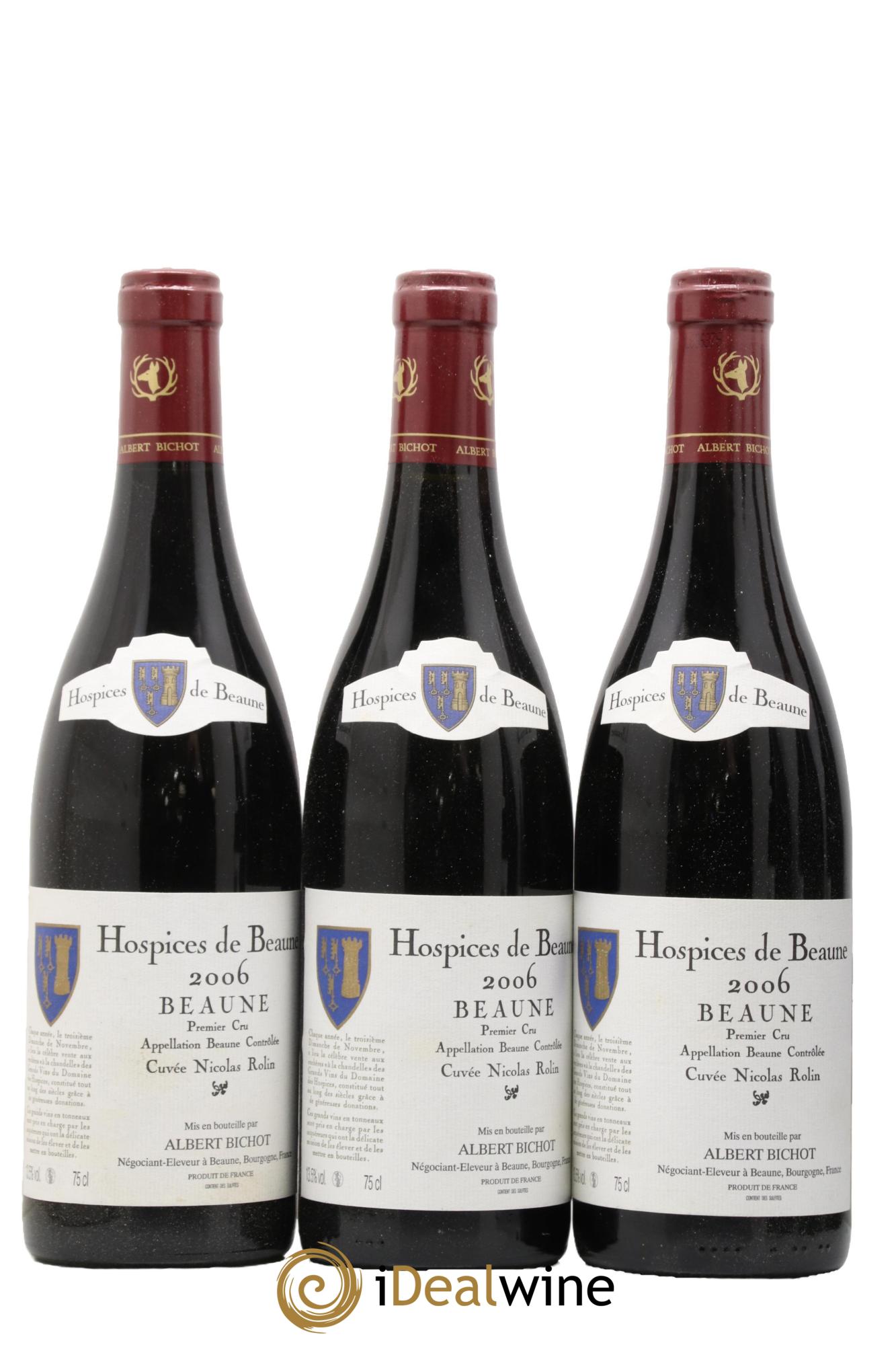 Beaune 1er Cru Hospices De Beaune Cuvée Nicolas Rolin Bichot 2006 - Lotto di 6 bottiglie - 2