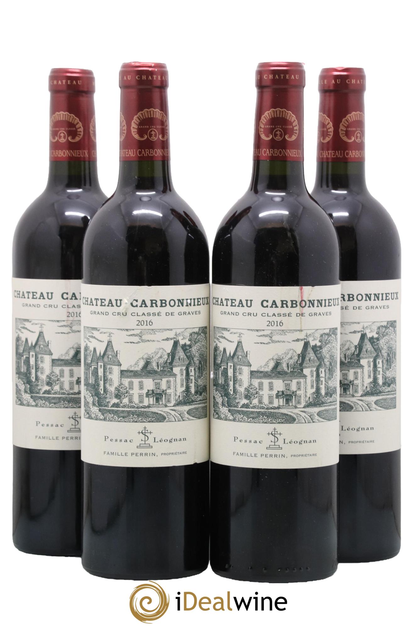 Château Carbonnieux Cru Classé de Graves 2016 - Posten von 4 Flaschen - 0