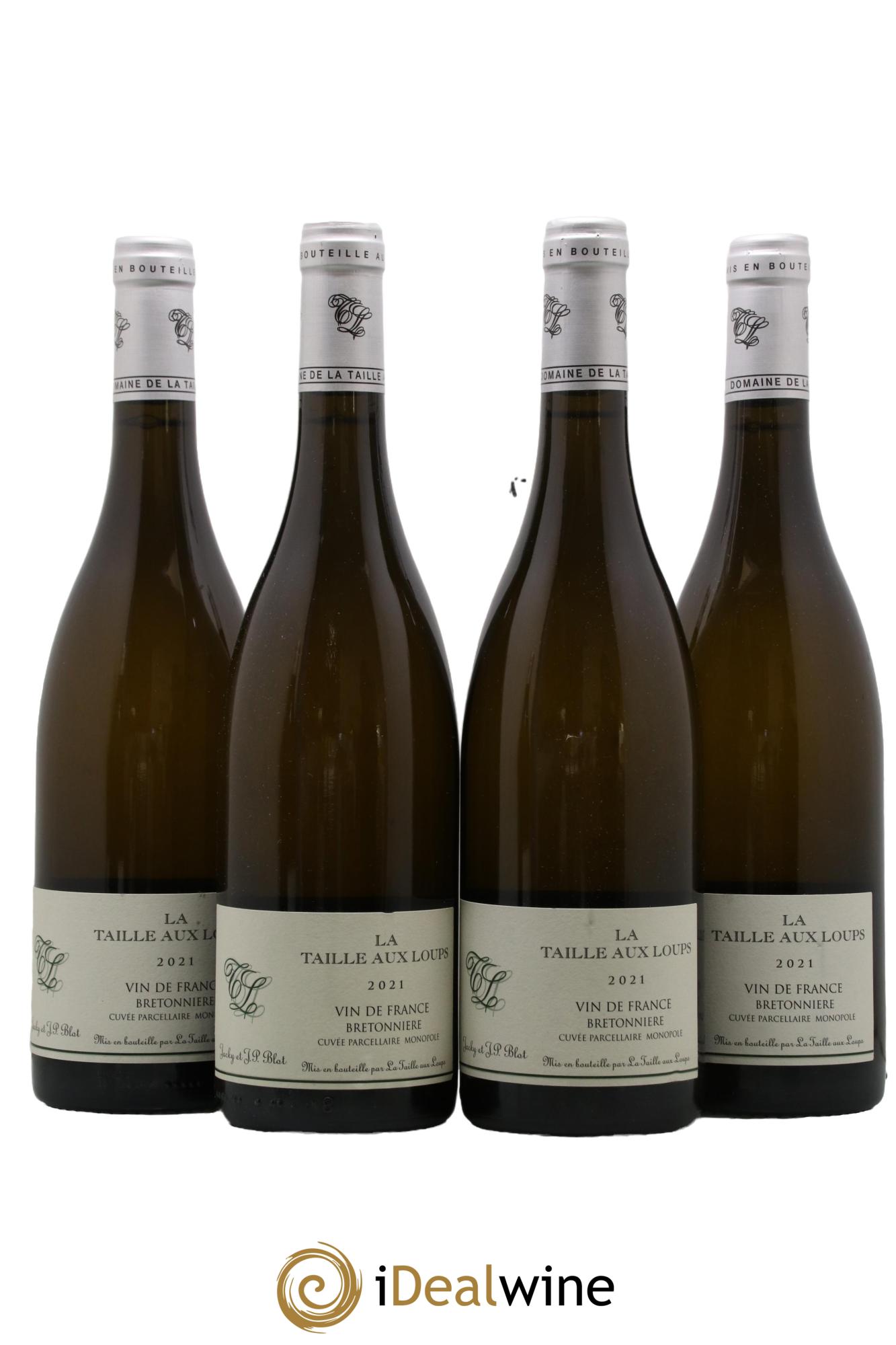 Vin de France Bretonnière La Taille aux Loups - Jacky Blot 2021 - Lot de 4 bouteilles - 0