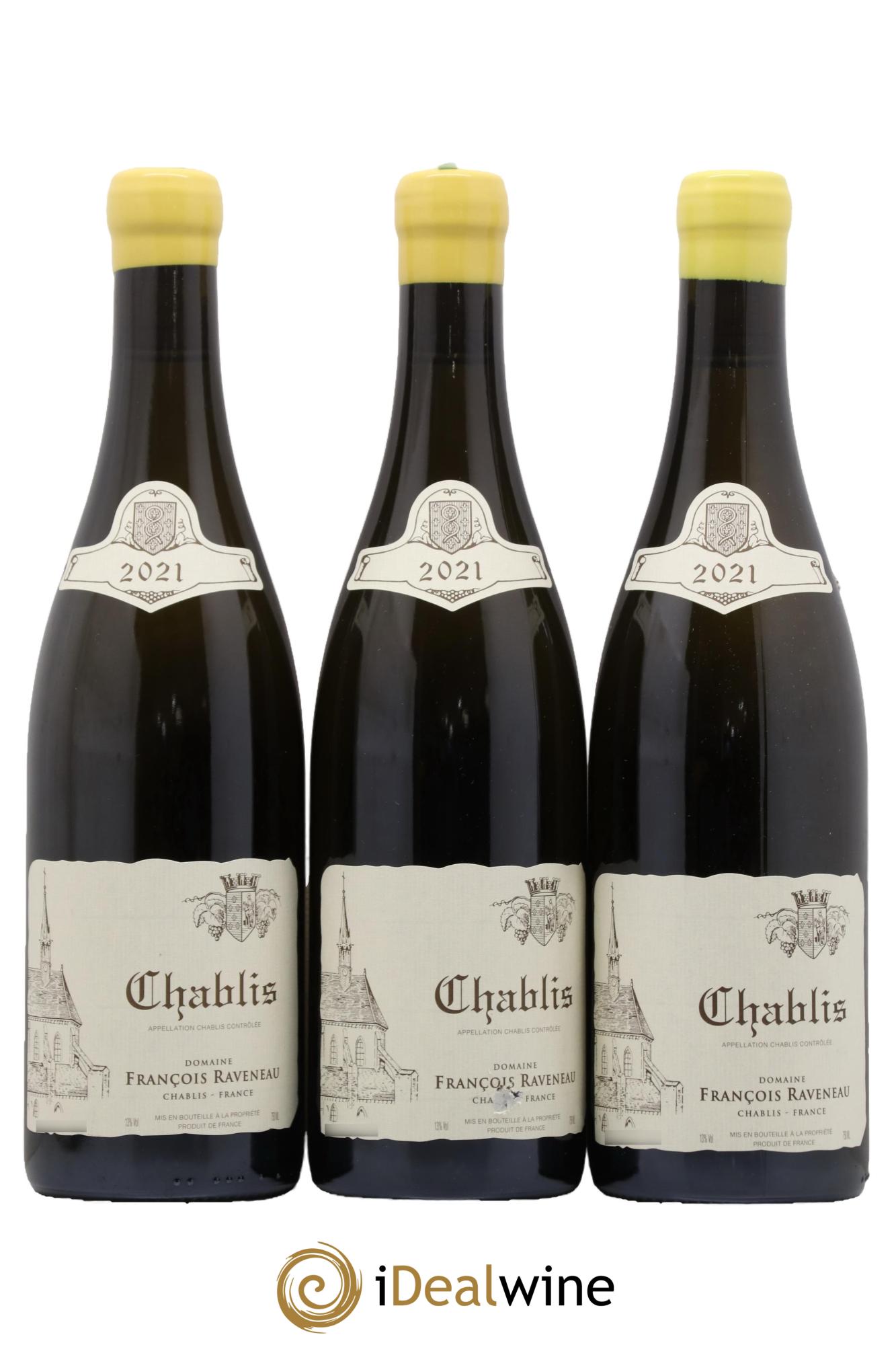 Chablis Raveneau (Domaine)  2021 - Posten von 3 Flaschen - 0