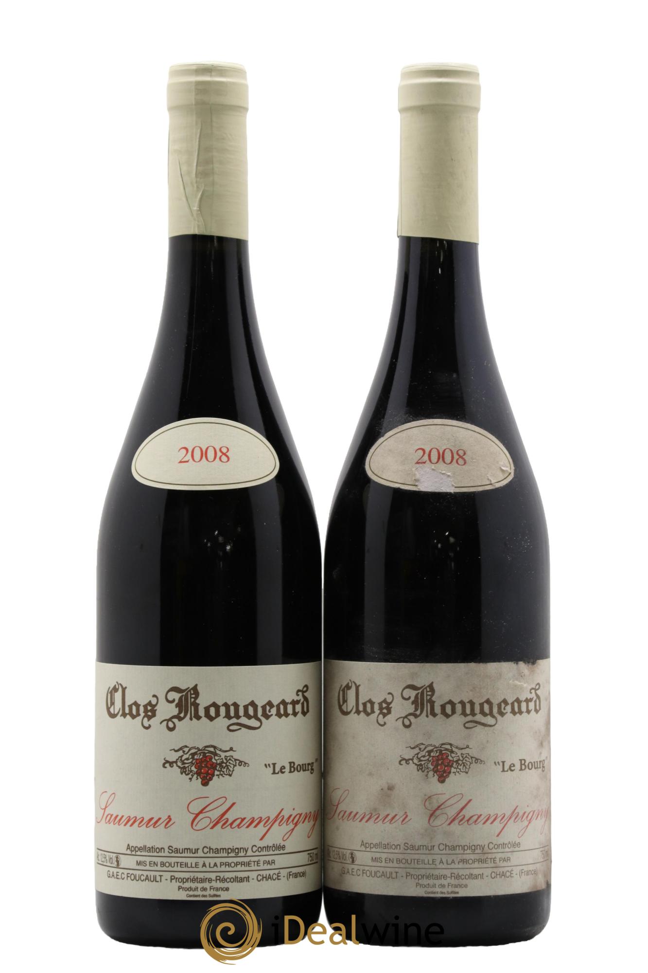 Saumur-Champigny Le Bourg Clos Rougeard 2008 - Lotto di 2 bottiglie - 0