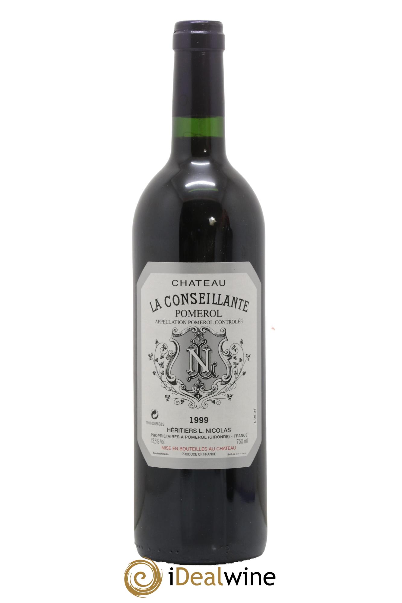 Château la Conseillante  1999 - Posten von 1 Flasche - 0