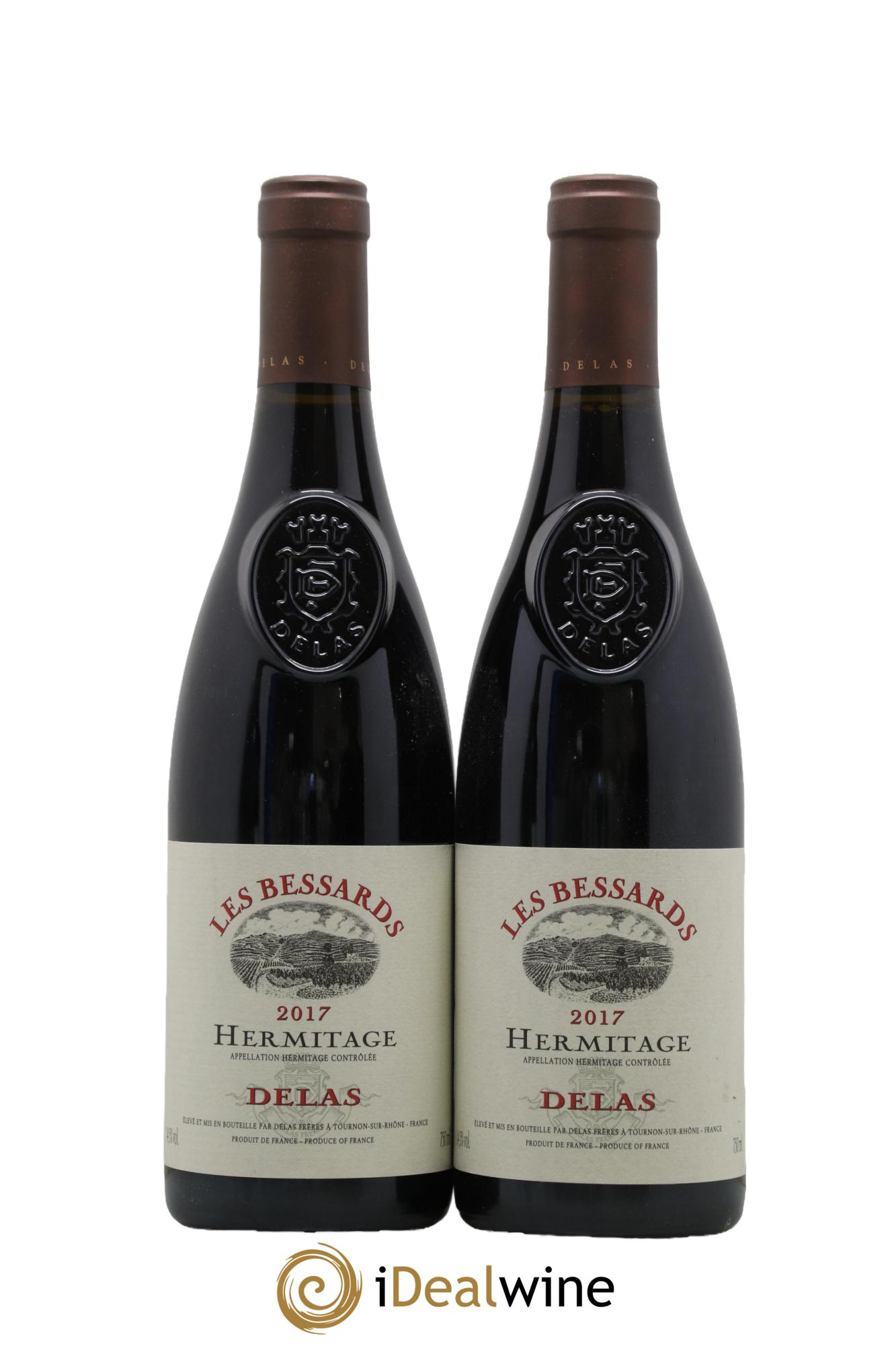 Hermitage Les Bessards Delas Frères 2017 - Lot de 2 bouteilles - 0