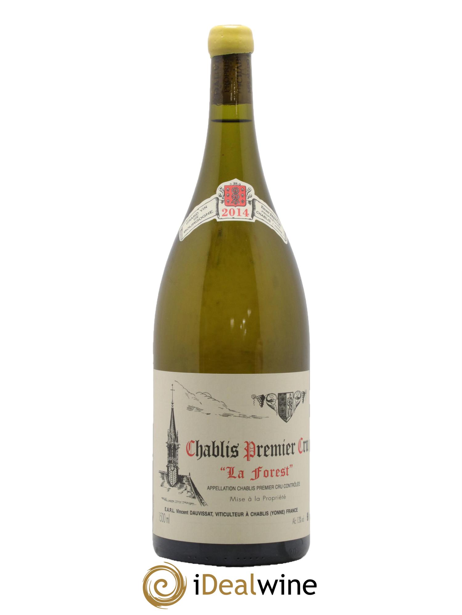 Chablis 1er Cru La Forest Vincent Dauvissat (Domaine)  2014 - Lotto di 1 magnum - 0