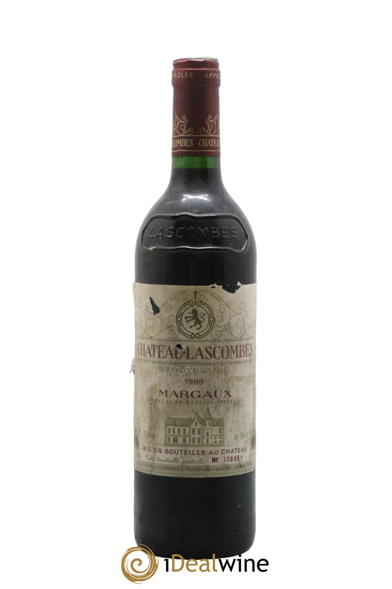 Château Lascombes 2ème Grand Cru Classé 1988 - Lot of 1 bottle - 0