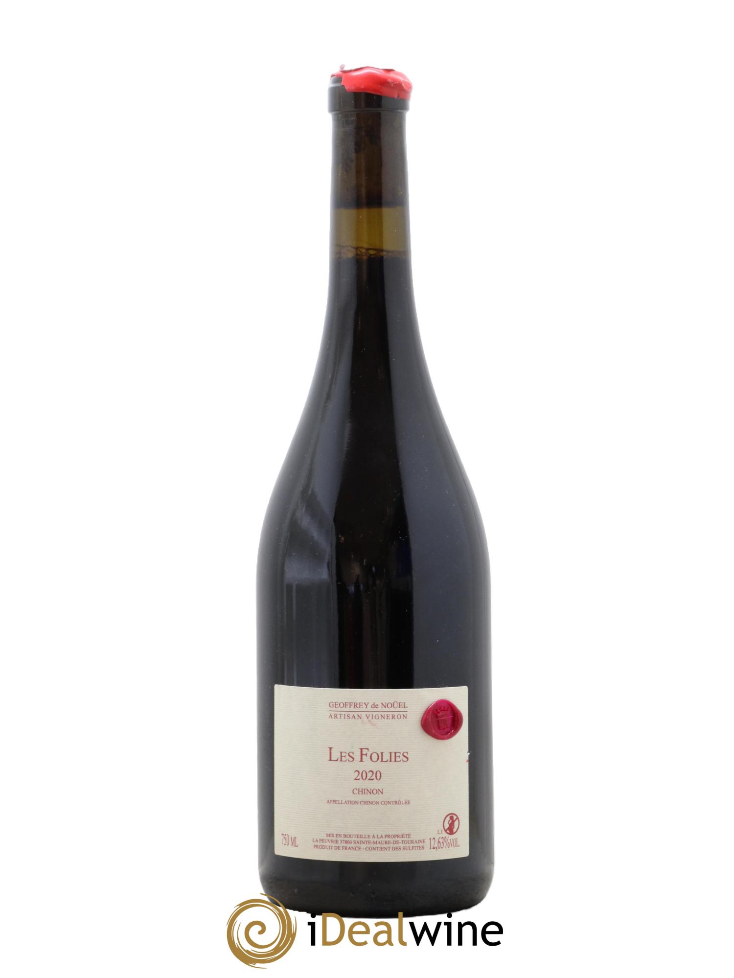 Chinon Les Folies Domaine Geoffrey De Nouel 2020 - Posten von 1 Flasche - 0