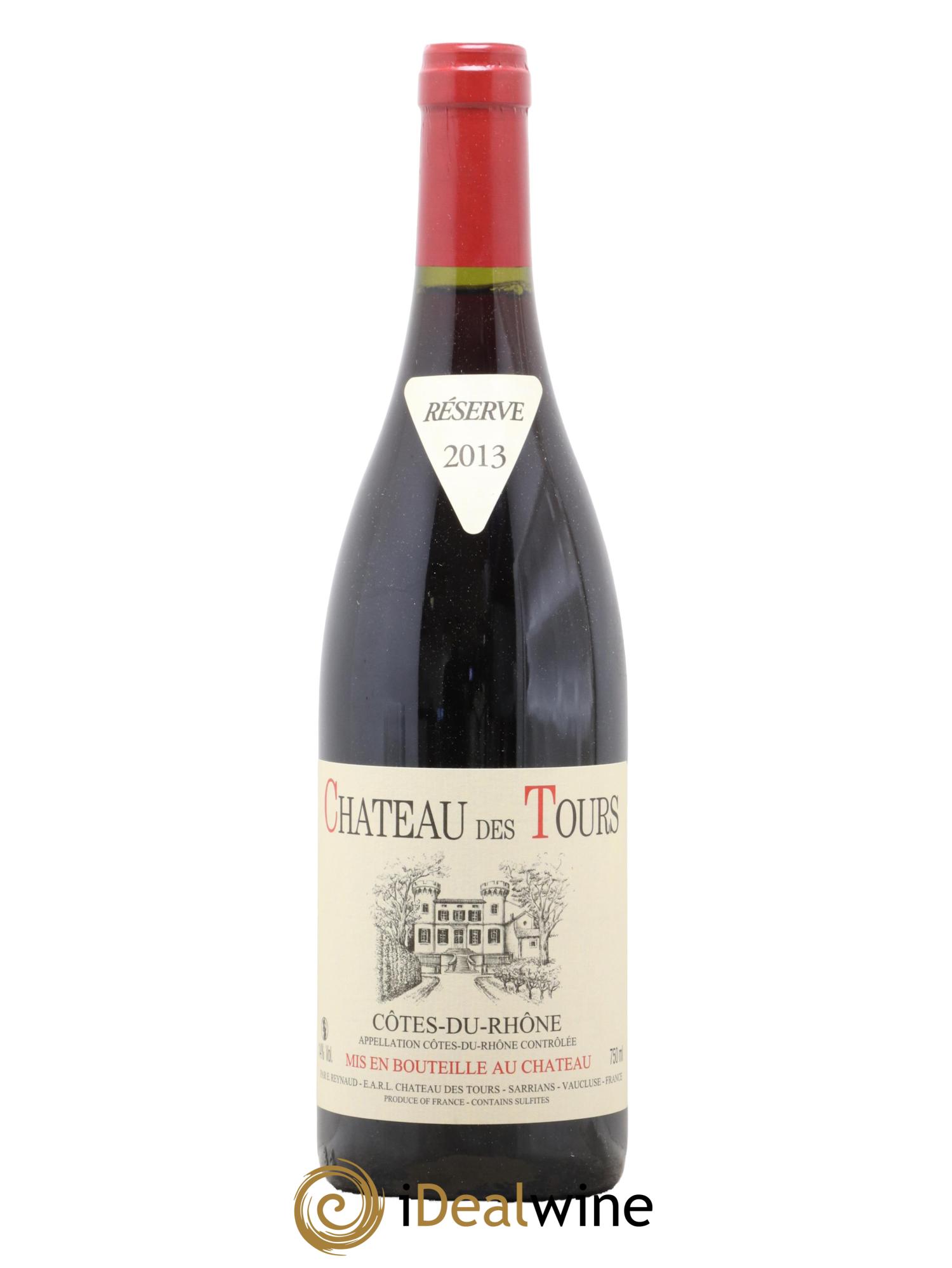 Côtes du Rhône Château des Tours Emmanuel Reynaud  2013 - Lotto di 1 bottiglia - 0