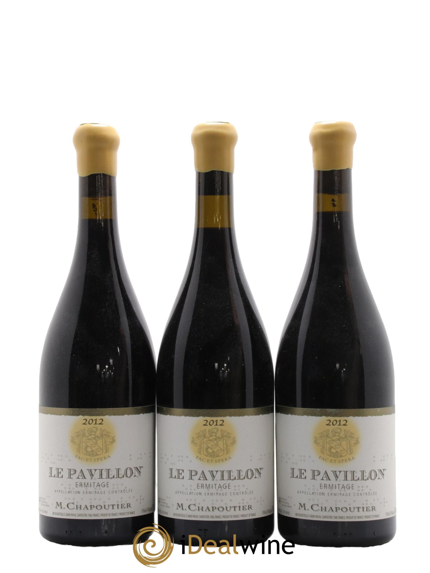 Hermitage Ermitage Le Pavillon Chapoutier 2012 - Lot de 6 bouteilles - 3