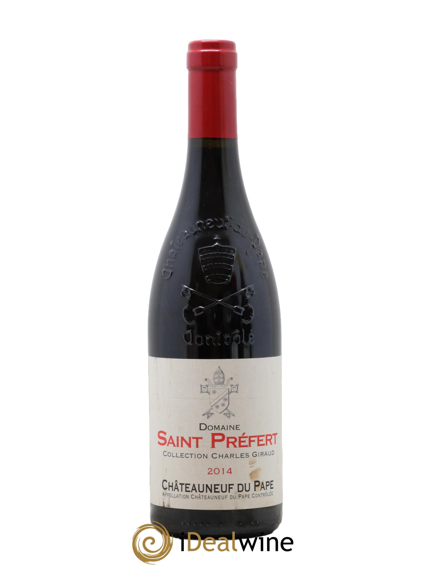 Châteauneuf-du-Pape Collection Charles Giraud Domaine Saint-Préfert 2014 - Posten von 1 Flasche - 0