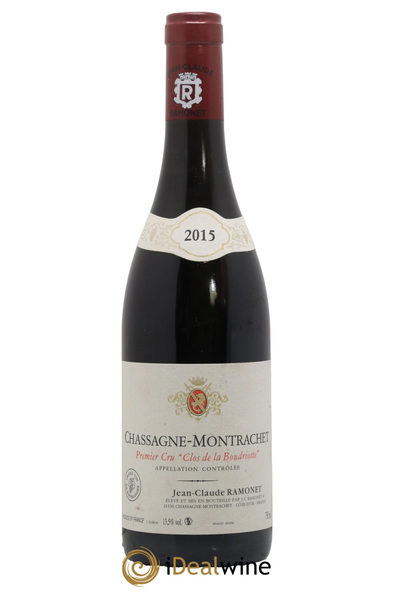 Chassagne-Montrachet 1er Cru Clos de la Boudriotte Ramonet (Domaine) 2015 - Lotto di 1 bottiglia - 0