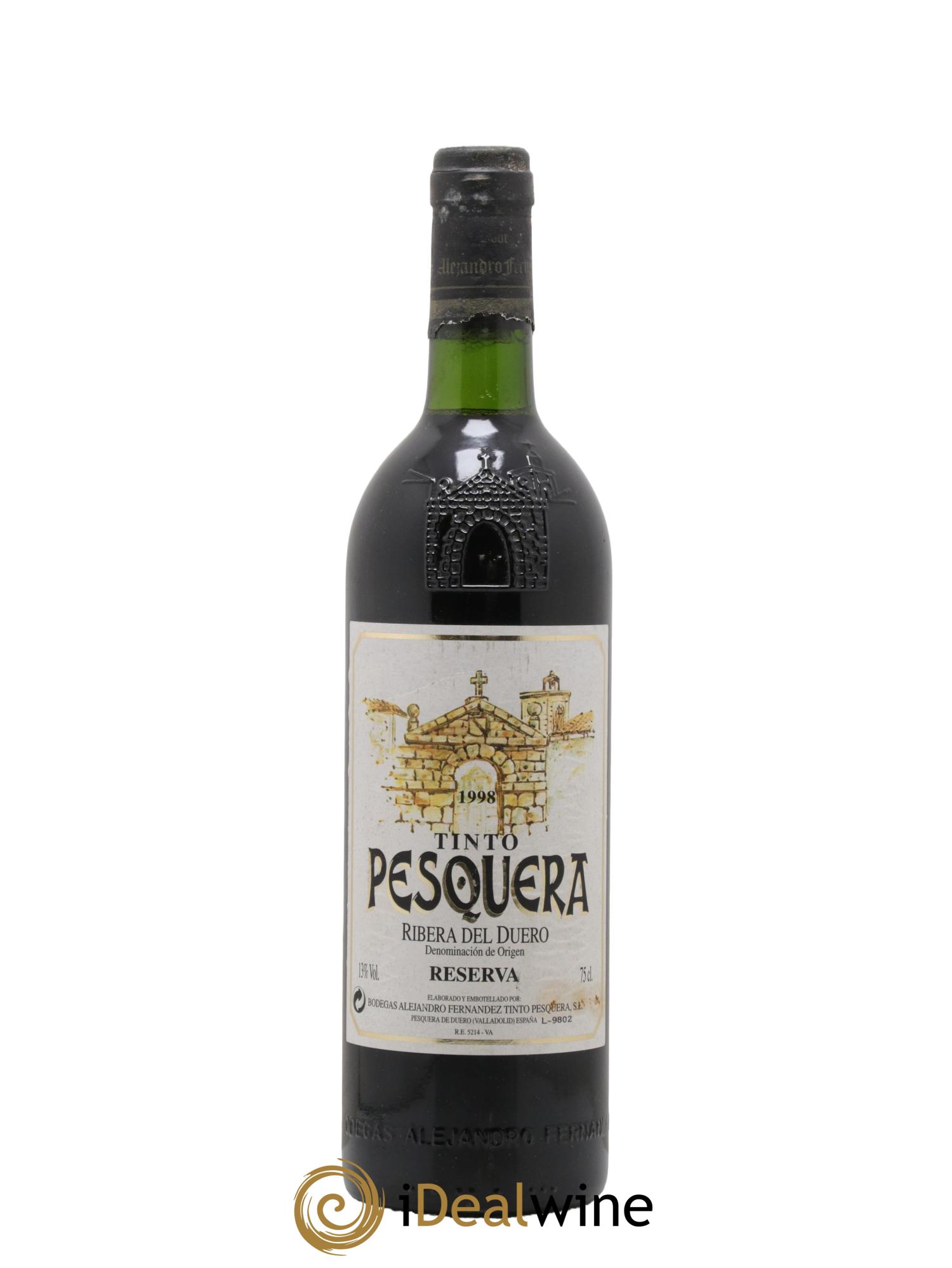 Ribera Del Duero DO Tinto Pesquera Reserva 1998 - Lot de 1 bouteille - 0