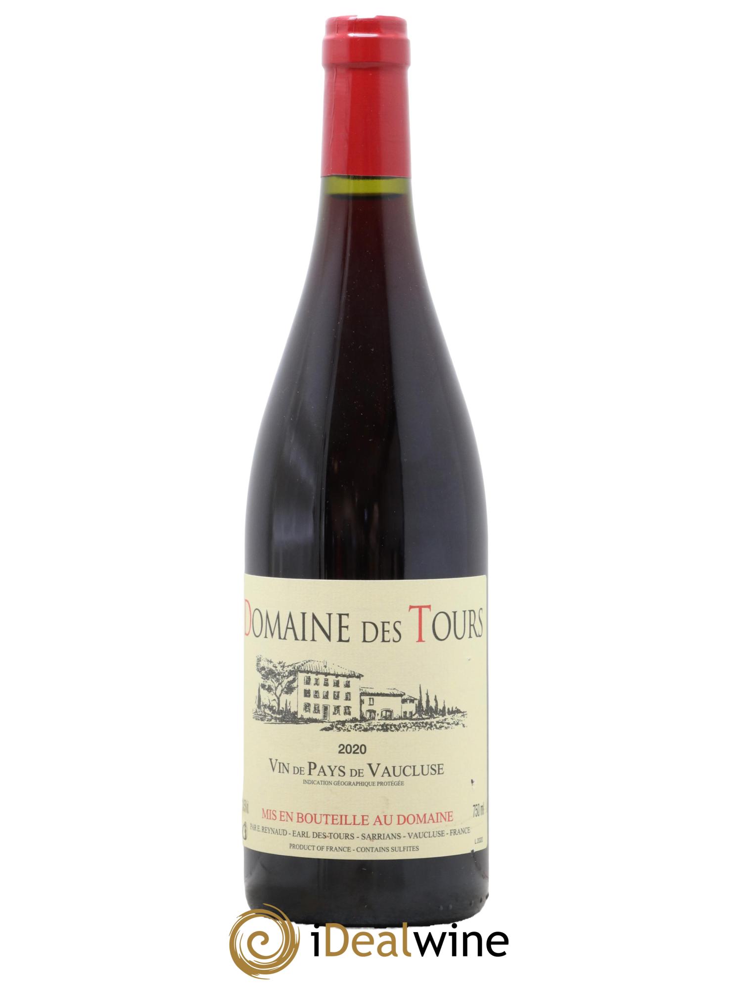 IGP Vaucluse (Vin de Pays de Vaucluse) Domaine des Tours Emmanuel Reynaud 2020 - Lotto di 1 bottiglia - 0