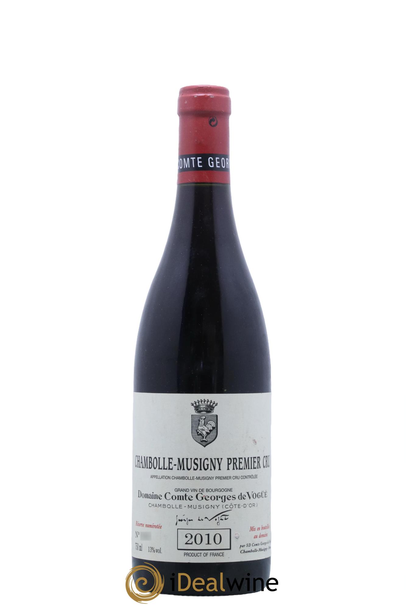 Chambolle-Musigny 1er Cru Comte Georges de Vogüé  2010 - Posten von 1 Flasche - 0