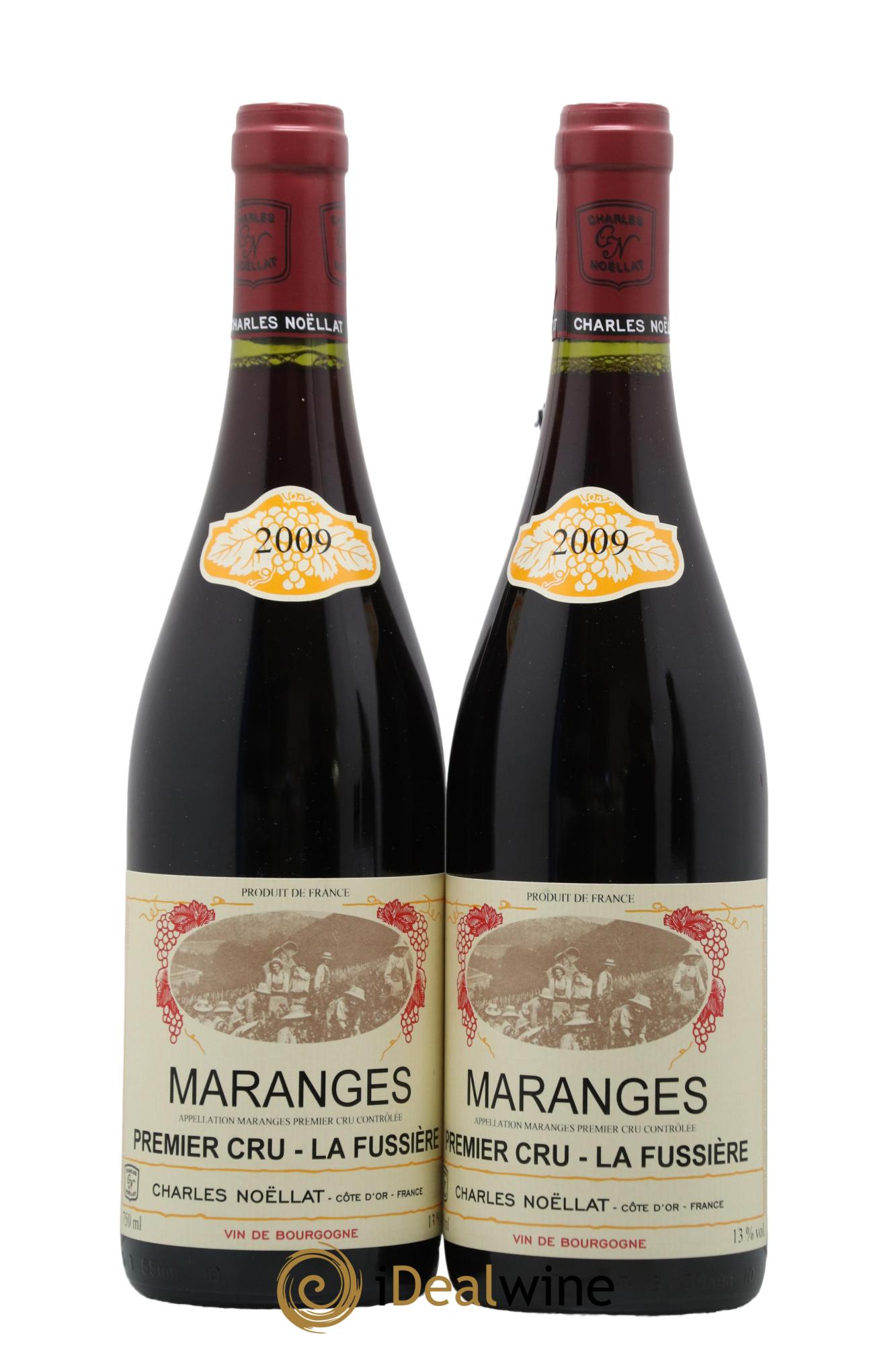 Maranges 1er Cru La Fussière Domaine Charles Noellat 2009 - Lotto di 2 bottiglie - 0