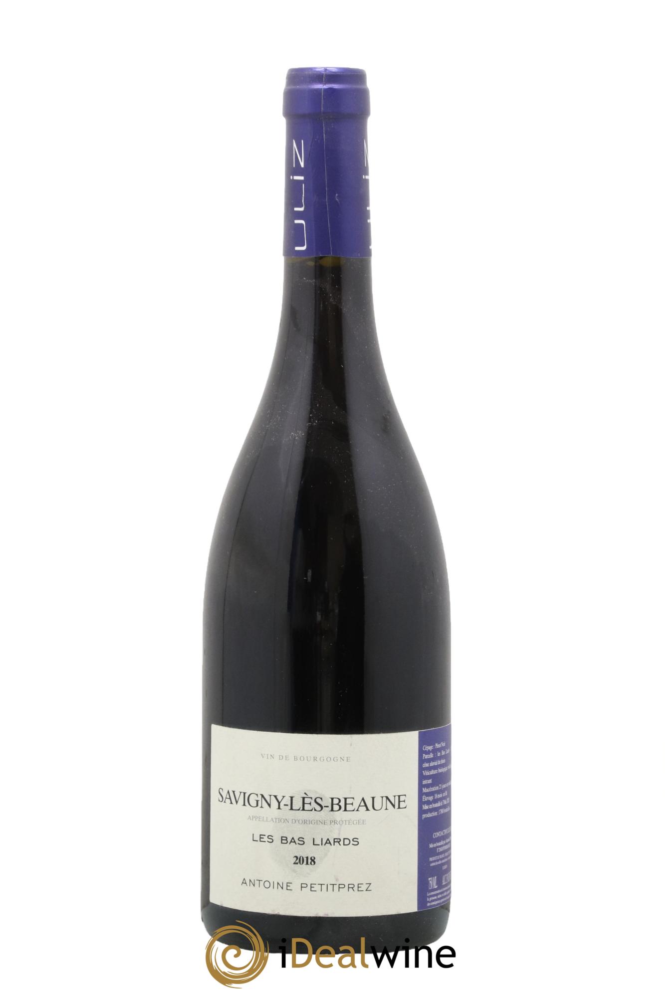 Savigny-lès-Beaune Les Bas Liards Uliz (Domaine) 2018 - Lot de 1 bouteille - 0