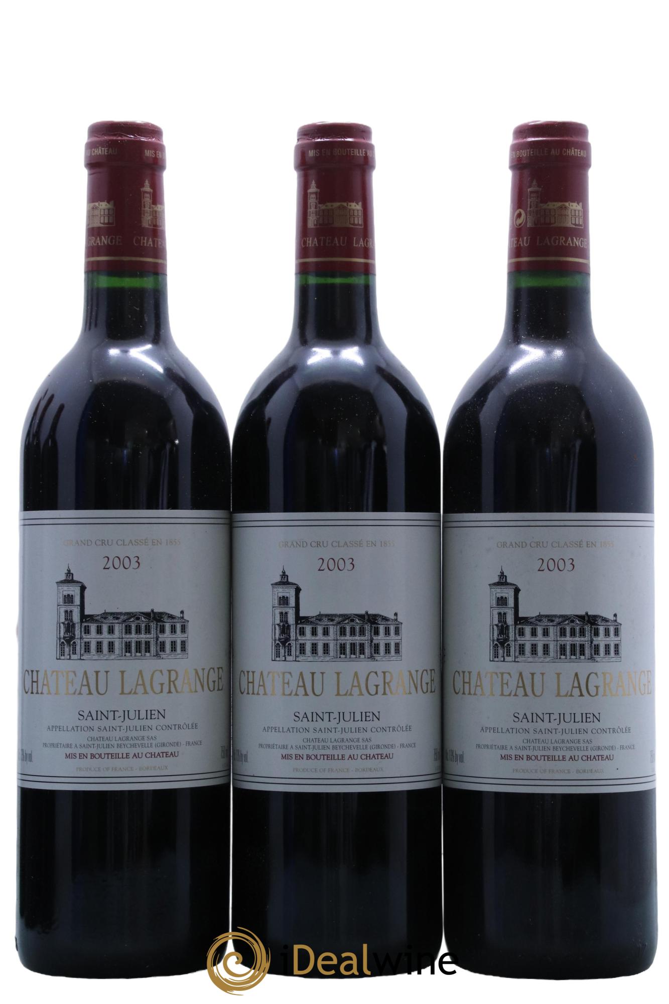 Château Lagrange 3ème Grand Cru Classé  2003 - Lot of 12 bottles - 3