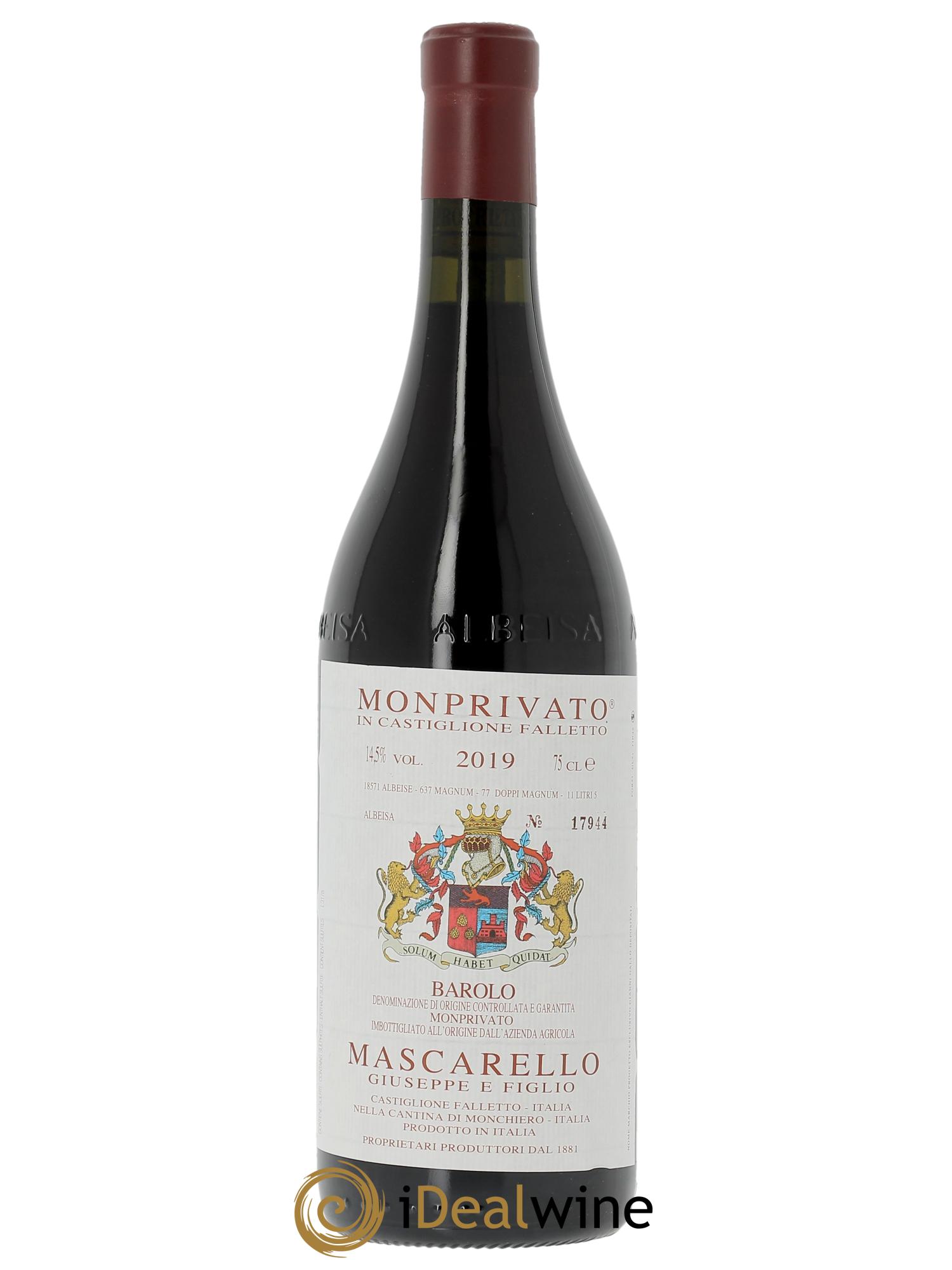 Barolo DOCG Monprivato Giuseppe Mascarello  2019 - Posten von 1 Flasche - 0