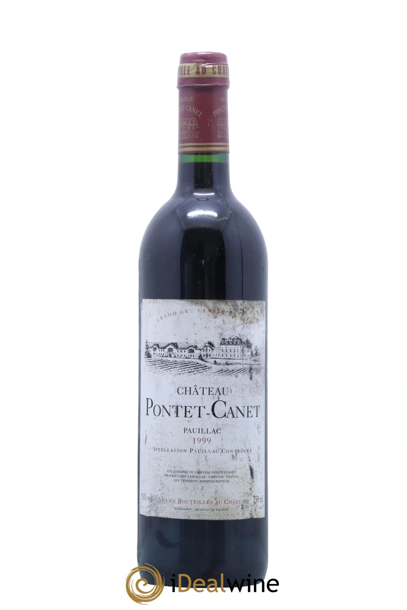 Château Pontet Canet 5ème Grand Cru Classé  1999 - Lot de 1 bouteille - 0