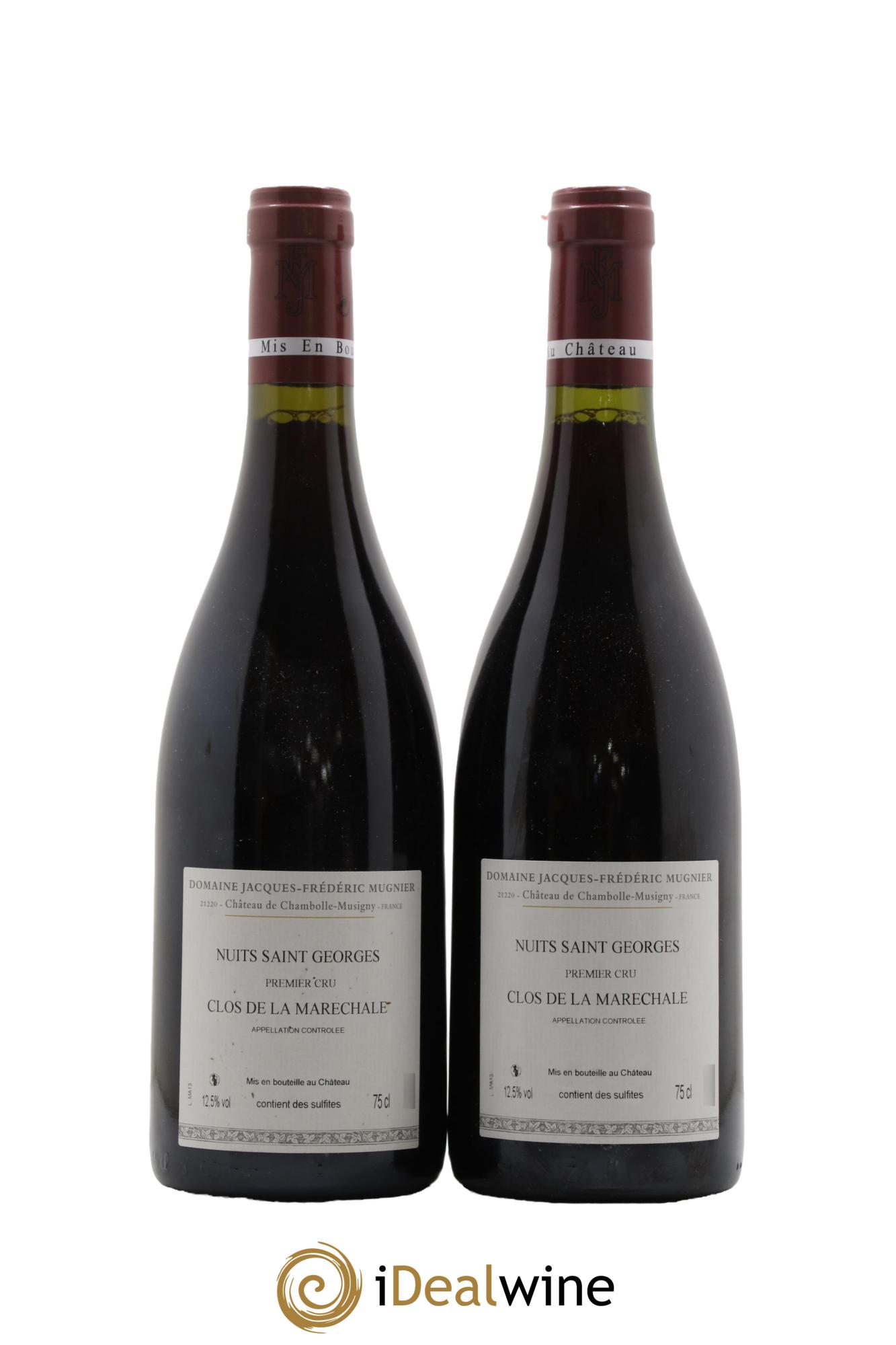 Nuits Saint-Georges 1er Cru Clos de La Maréchale Jacques-Frédéric Mugnier  2013 - Lot de 2 bouteilles - 1