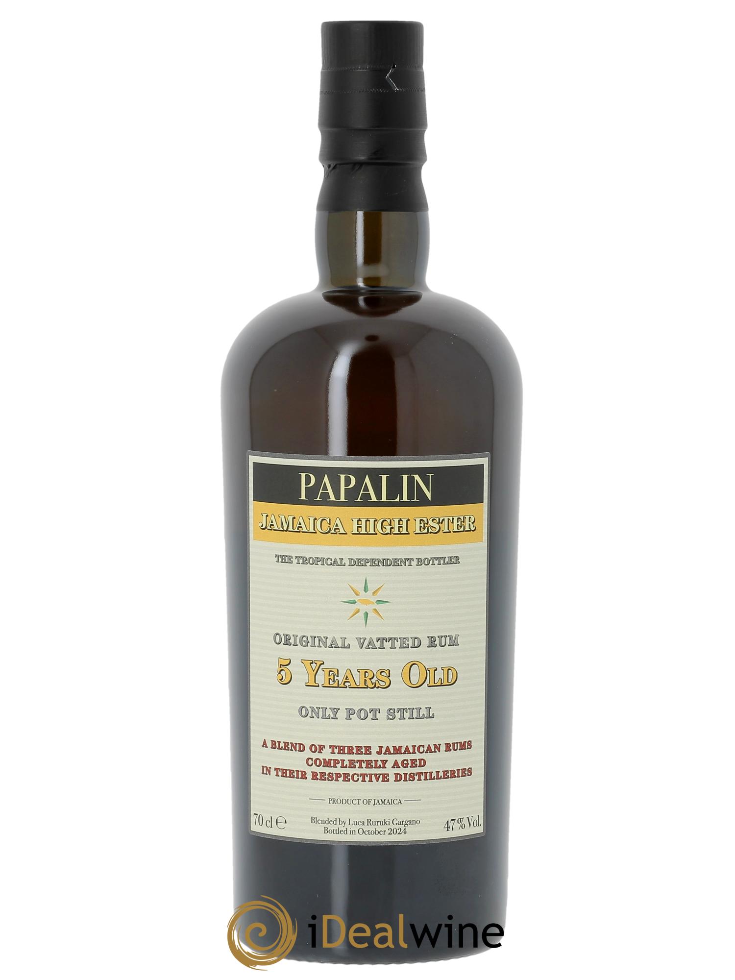 Rhum Papalin 5 ans Jamaica High Ester - Lotto di 1 bottiglia - 1