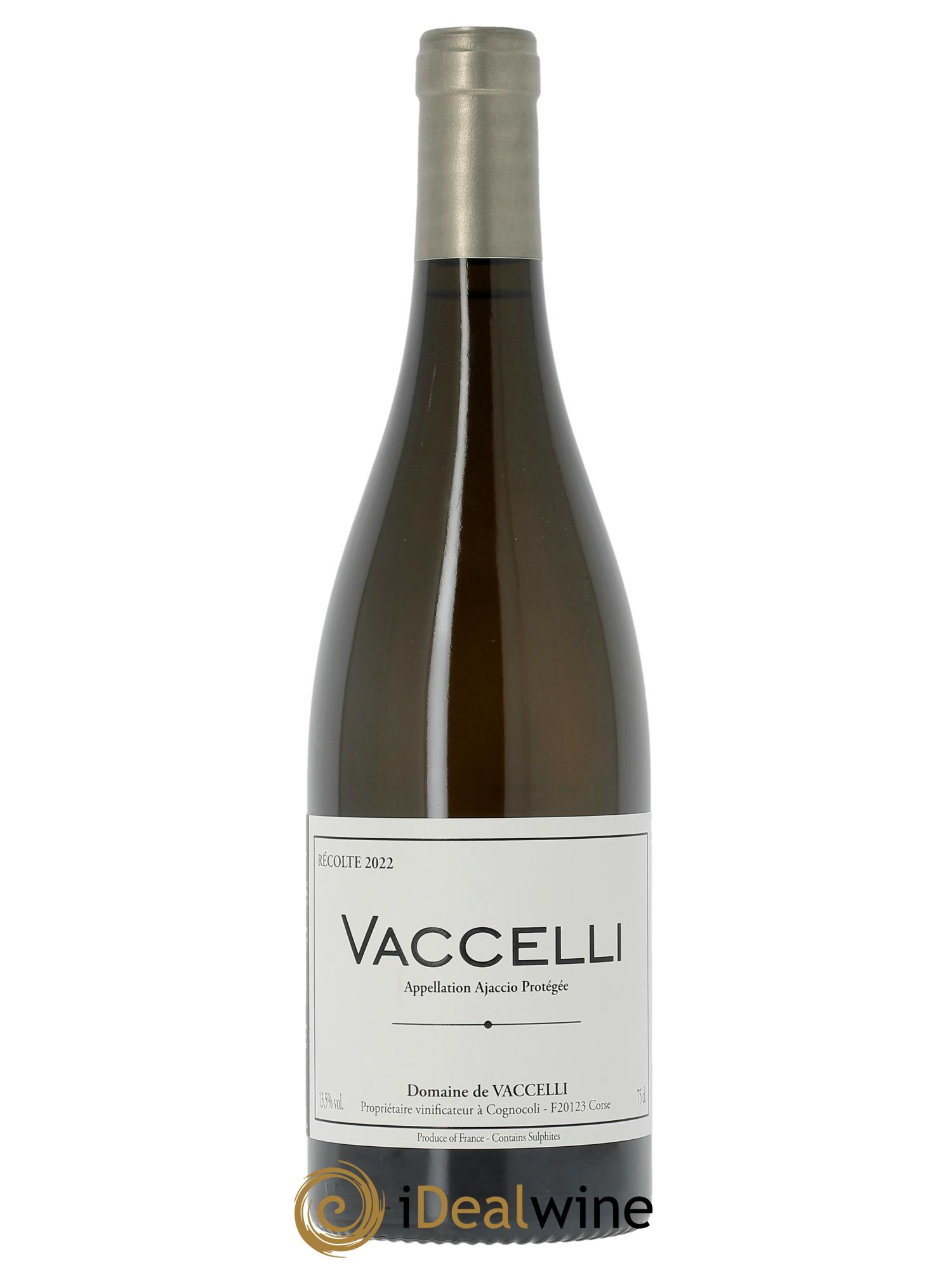 Ajaccio Vaccelli   2022 - Lot de 1 bouteille - 0