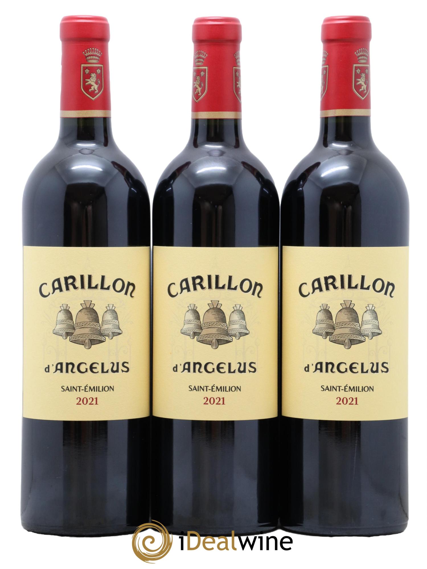 Le Carillon de l'Angélus Second Vin 2021 - Lot de 3 bouteilles - 0