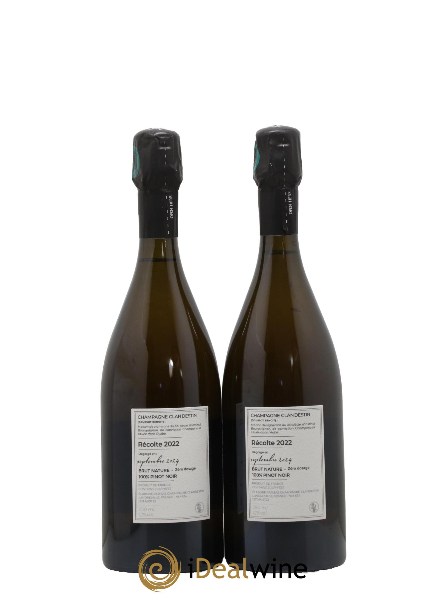 Brut Nature Austral Clandestin 2022 - Lot de 2 bouteilles - 1