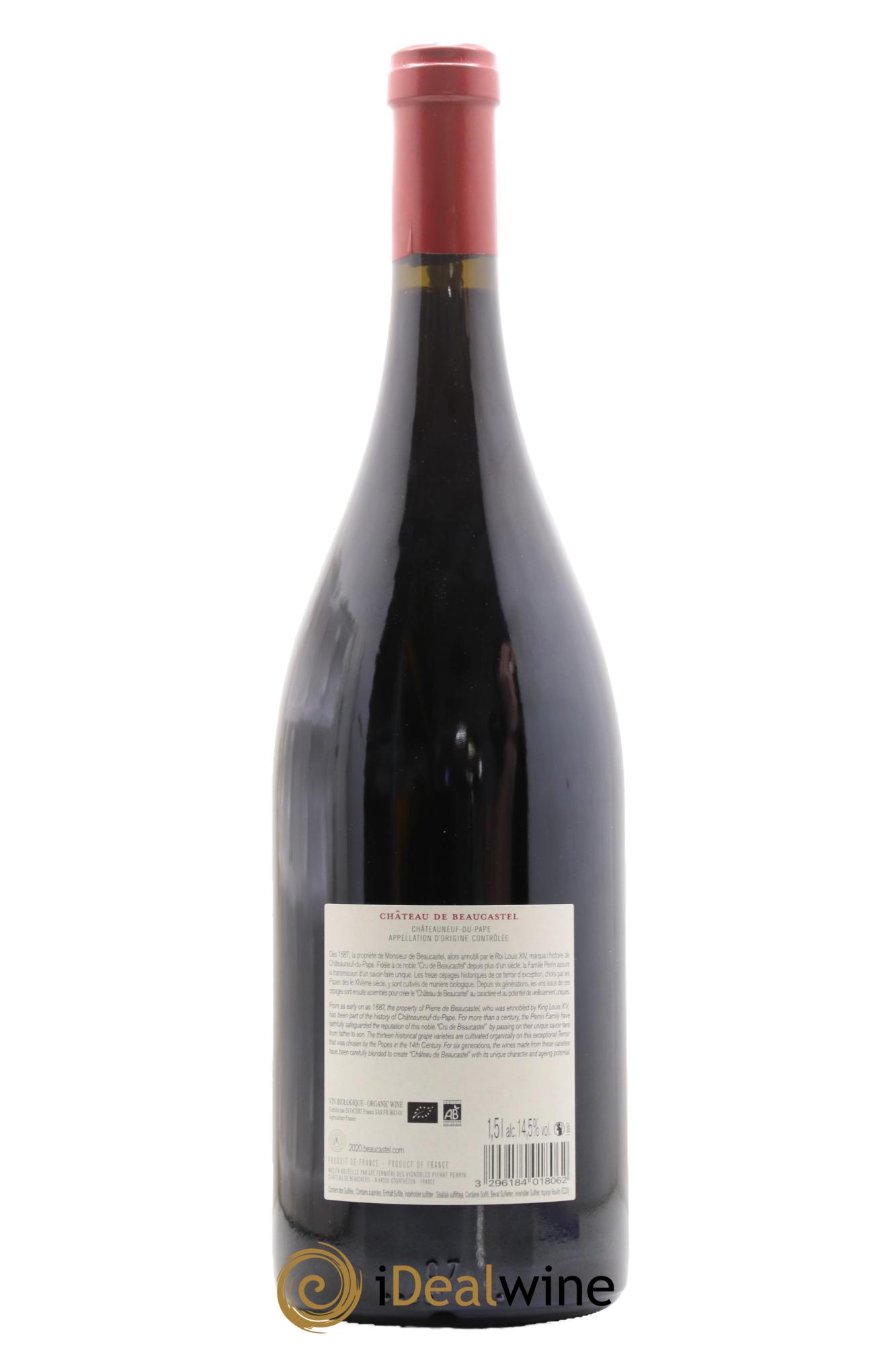 Châteauneuf-du-Pape Château de Beaucastel Famille Perrin  2020 - Lotto di 1 magnum - 1