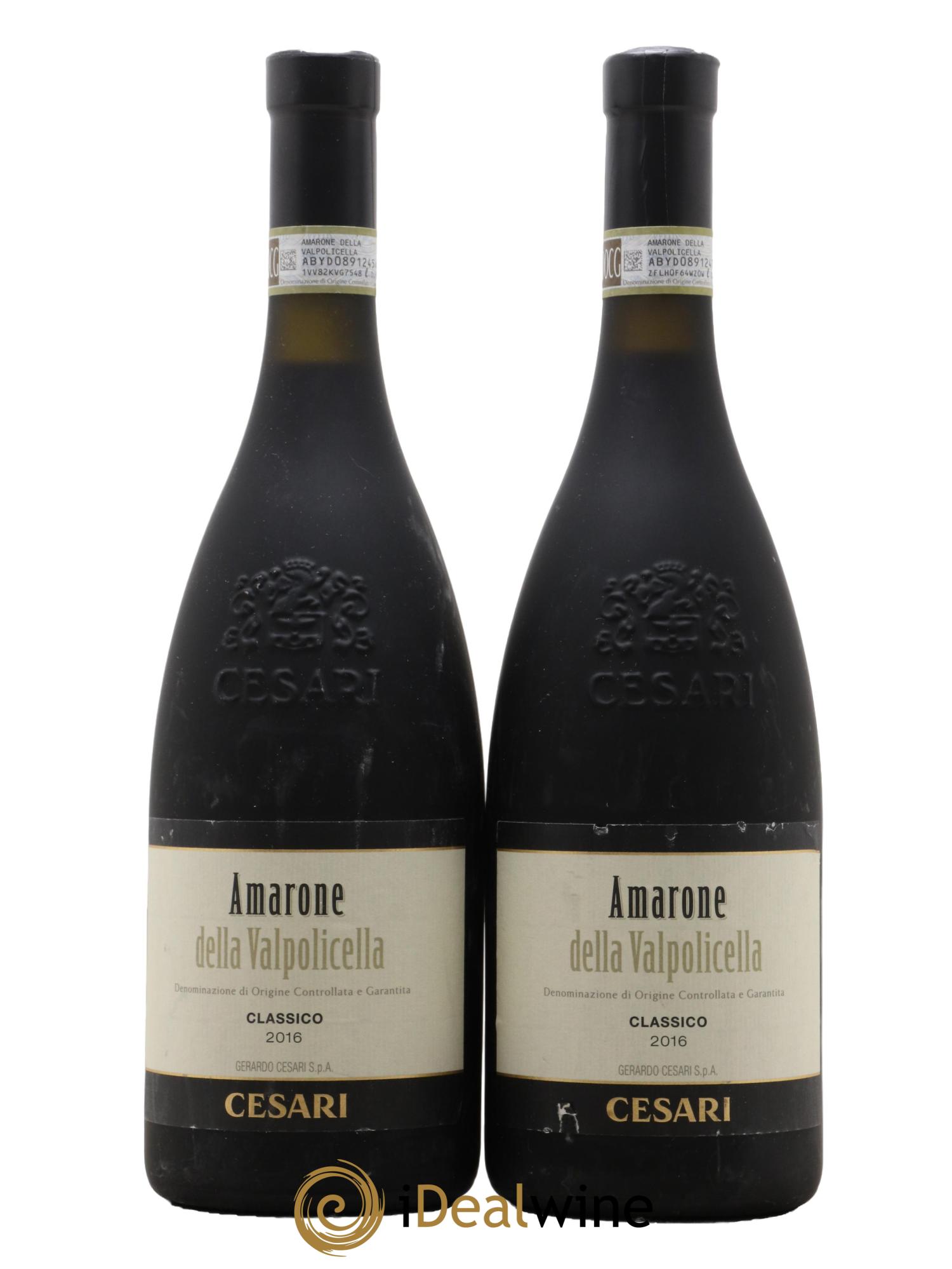 Amarone della Valpolicella DOC Classico Cesari 2016 - Lot de 2 bouteilles - 0