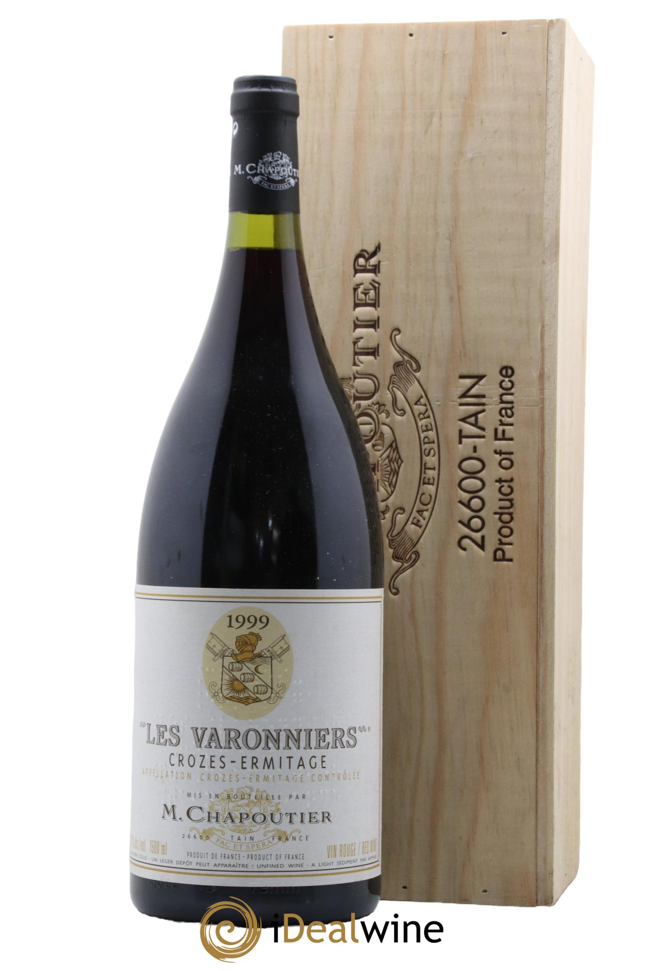 Crozes-Hermitage Les Varonniers Chapoutier 1999 - Lot de 1 magnum - 0