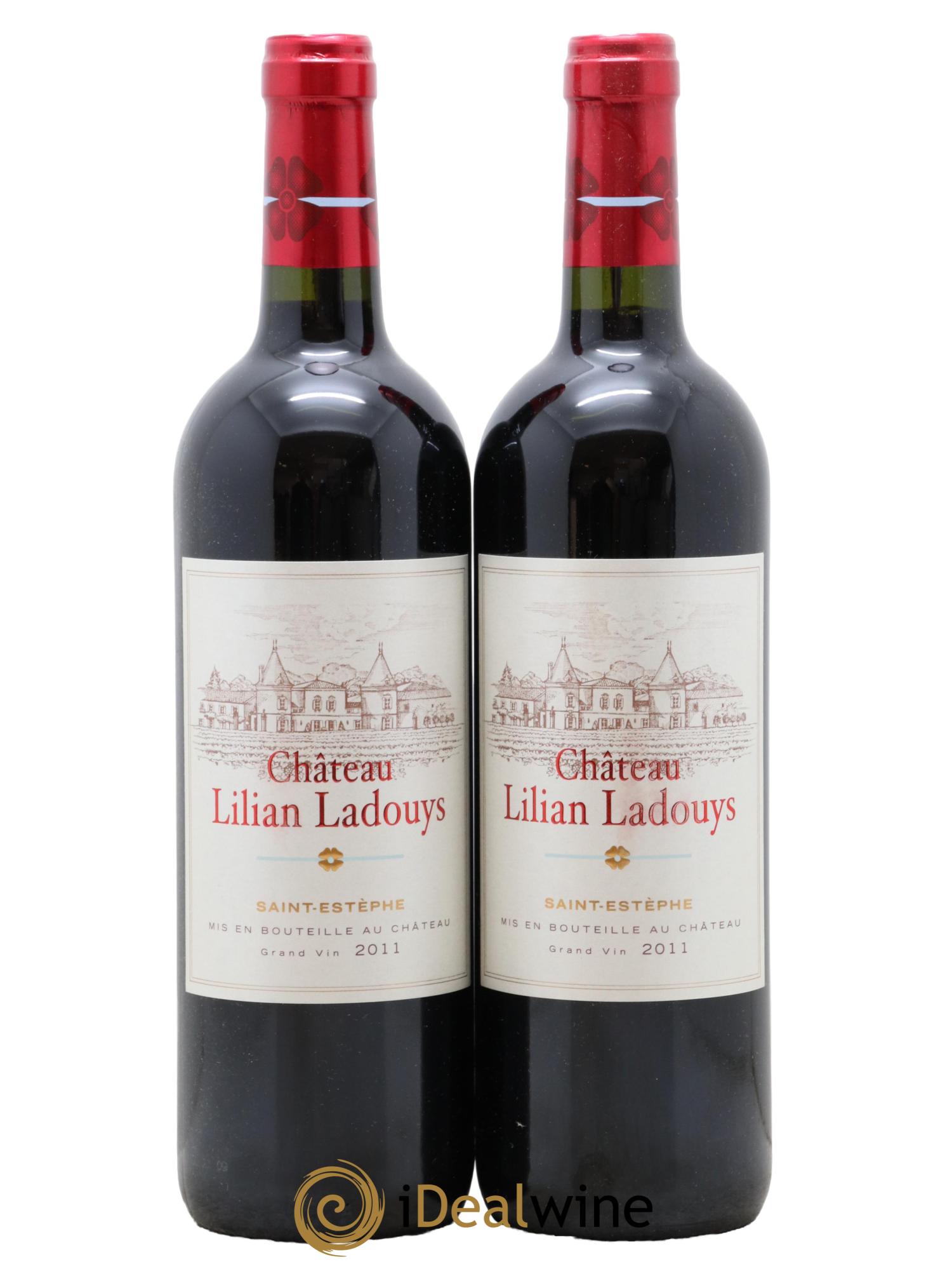 Château Lilian Ladouys Cru Bourgeois  2011 - Lotto di 2 bottiglie - 0